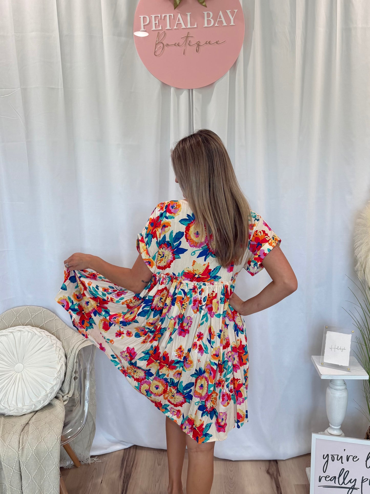 Funky Floral Dress