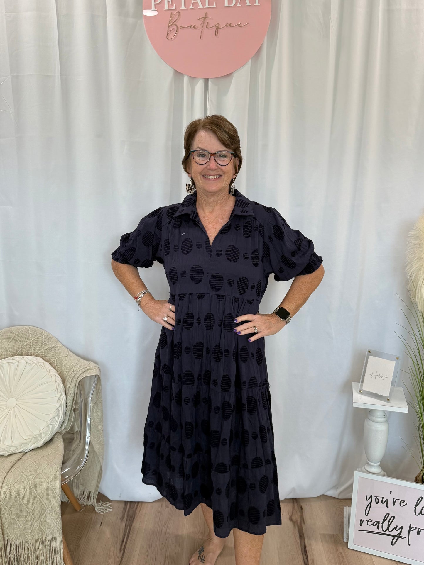Navy Nightshade Dress