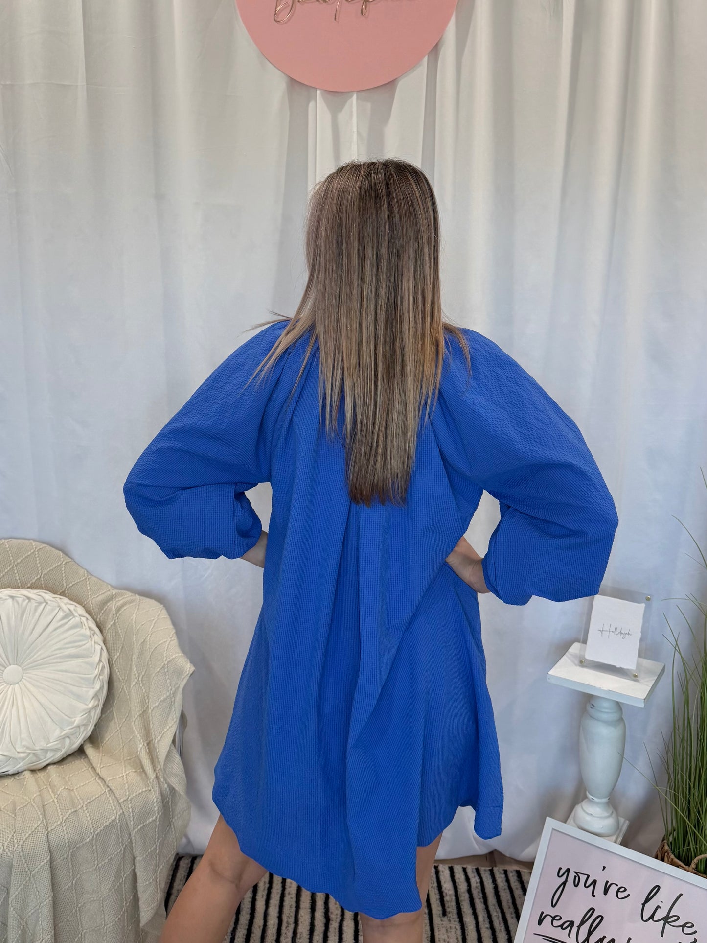Blue Dress (Pockets!)