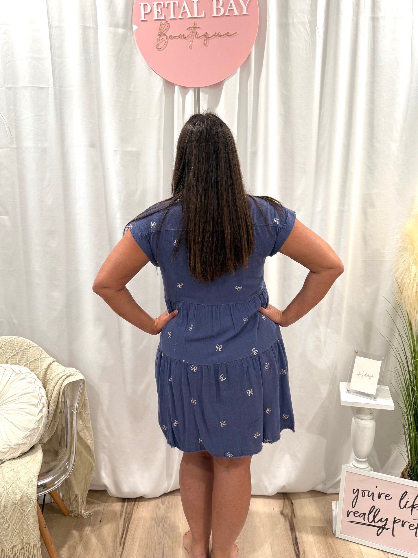Blueberry Twist Dress