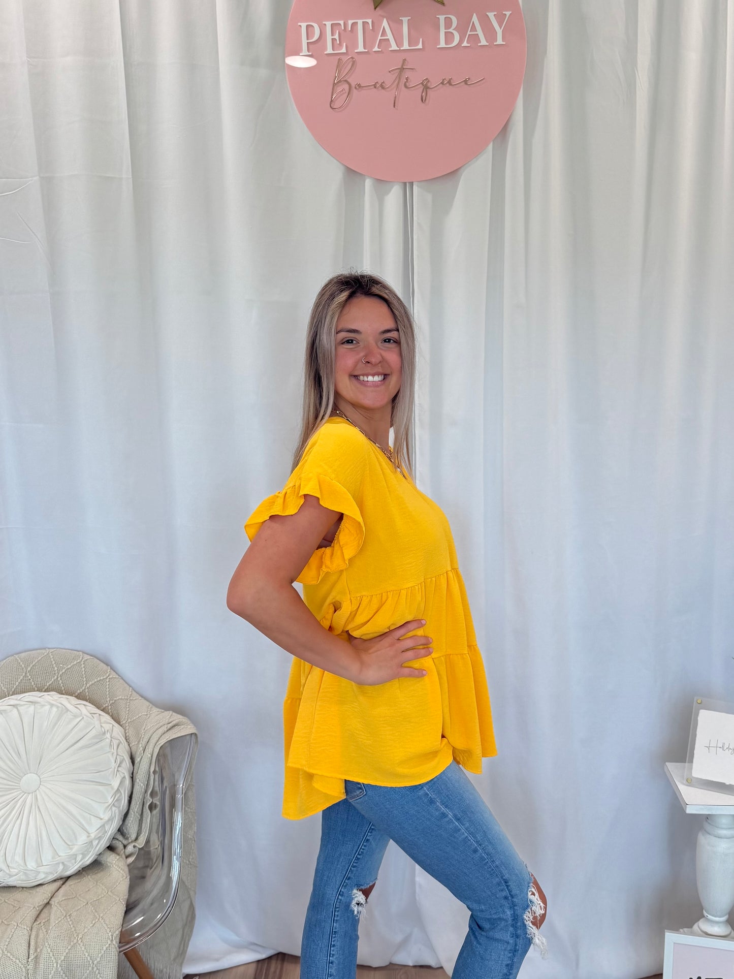 Happy In Yellow Top