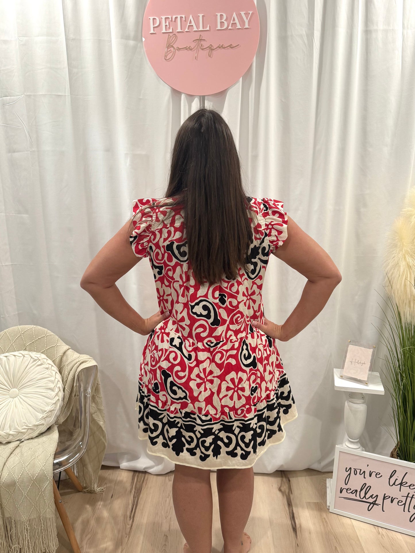 Raspberry Espresso Dress