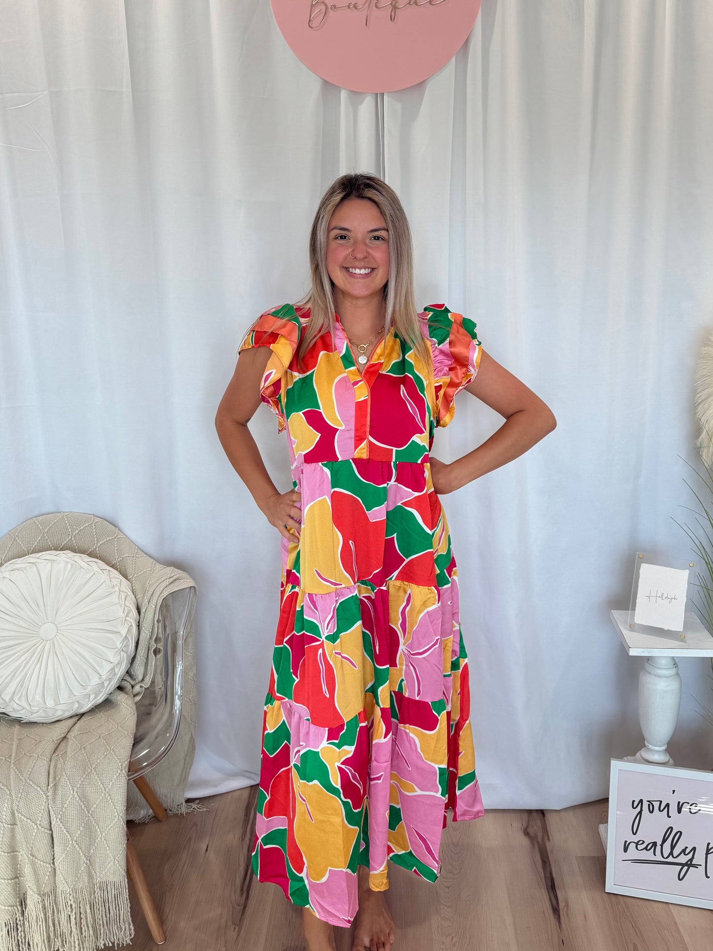 Tropical Lagoon Dress