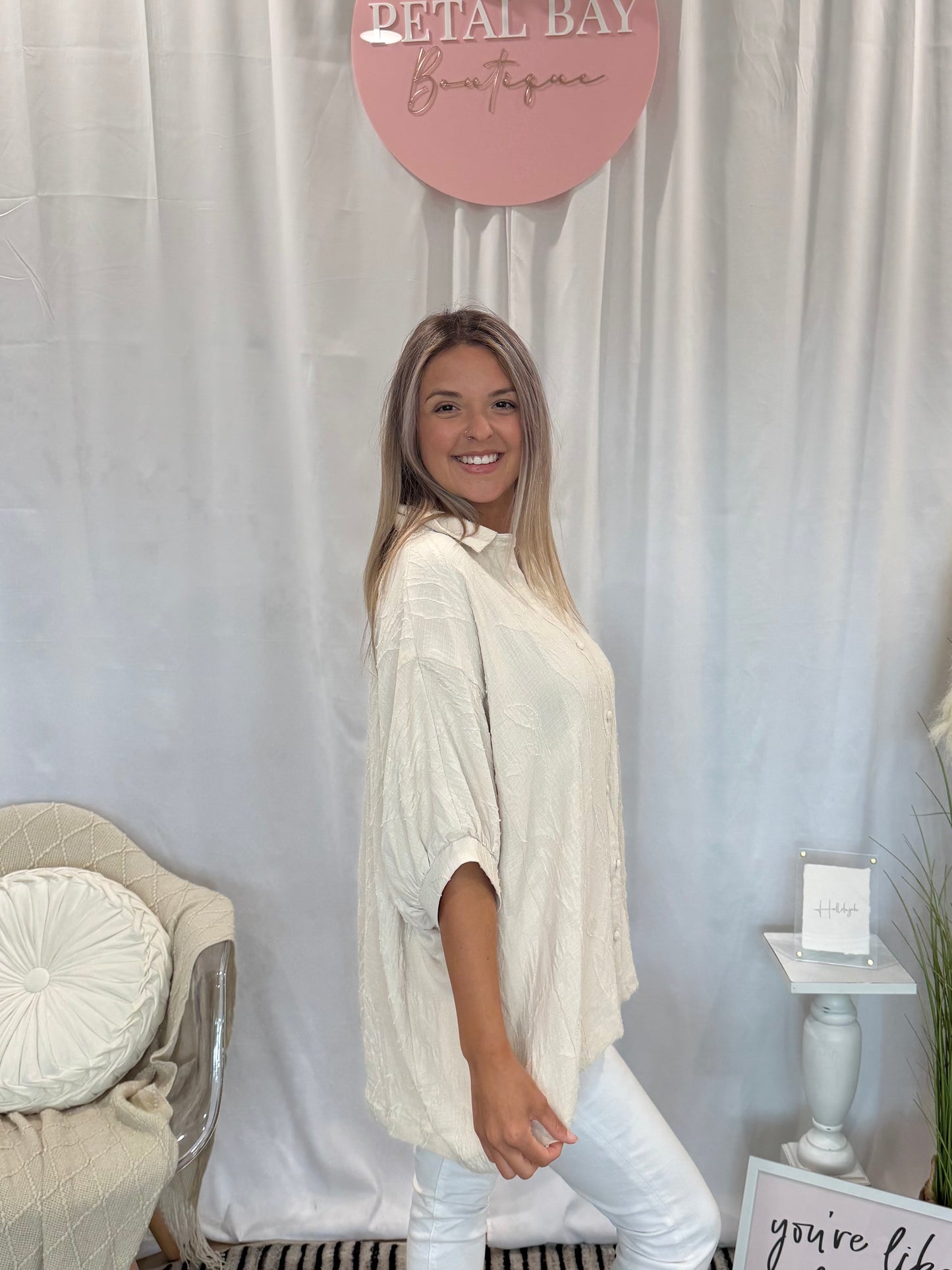 Lush Cream Top