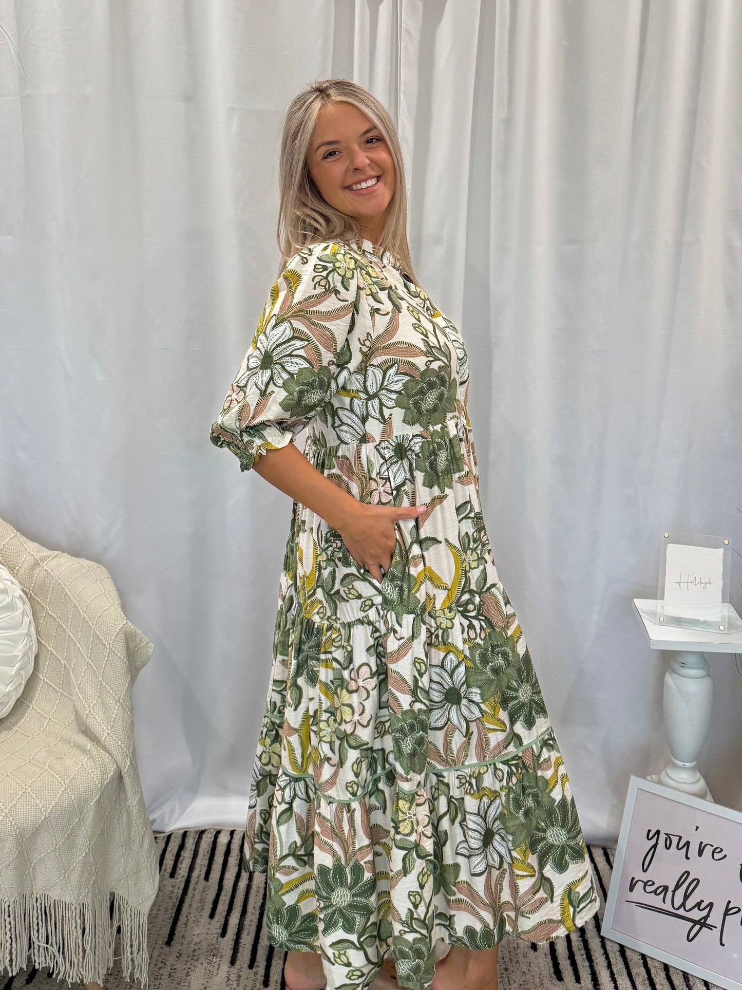 Fern Haven Dress (Pockets!)
