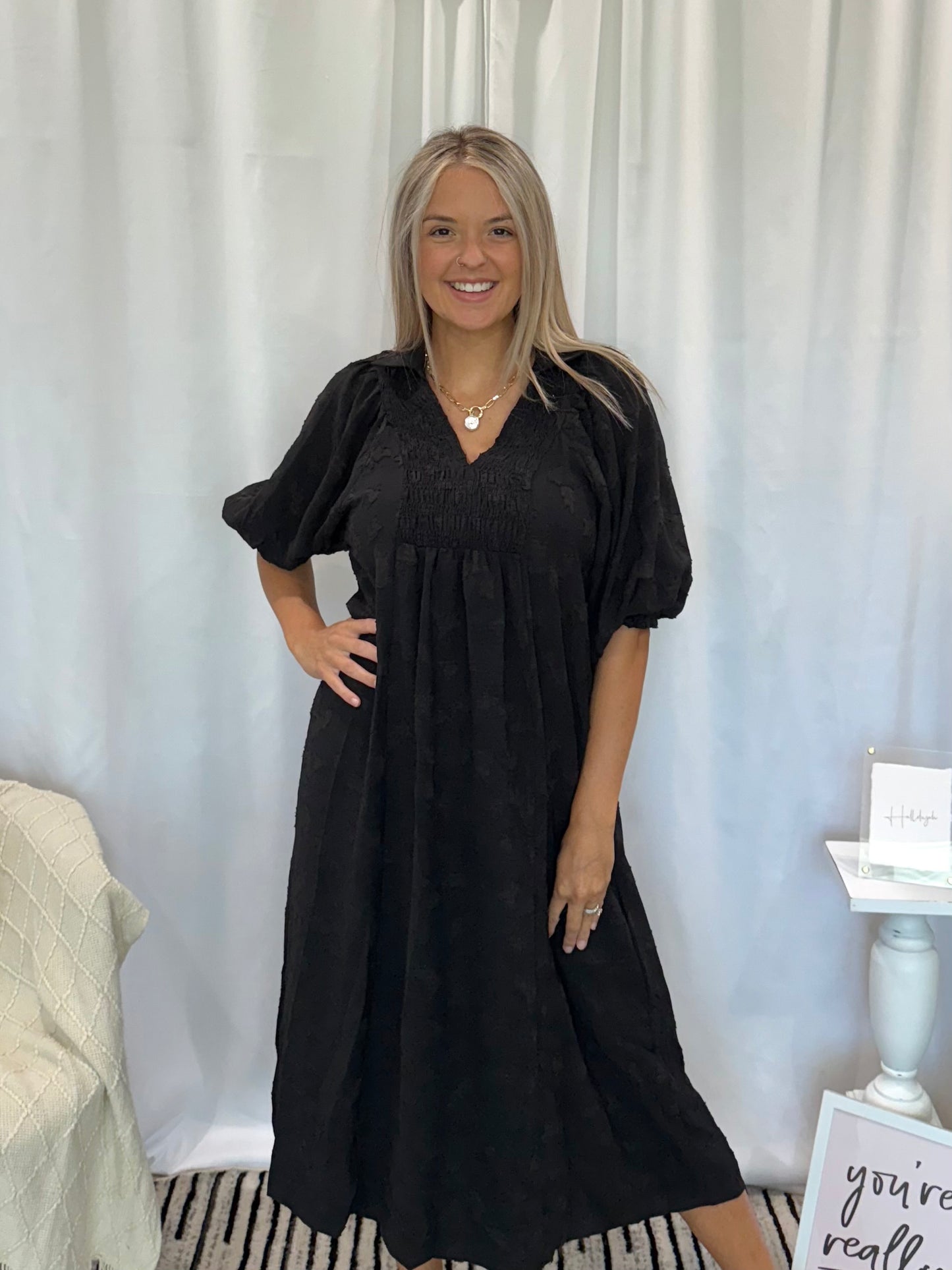 Black Twist Dress