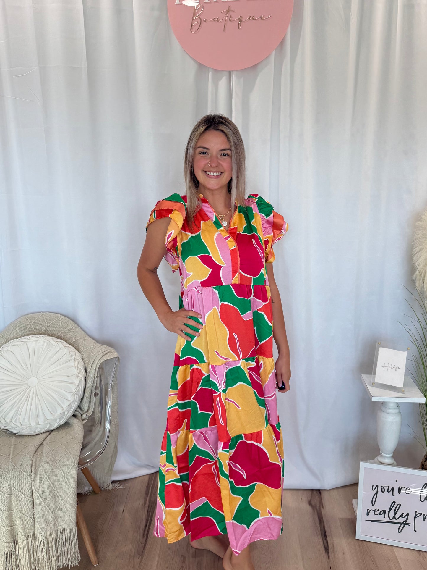 Tropical Lagoon Dress