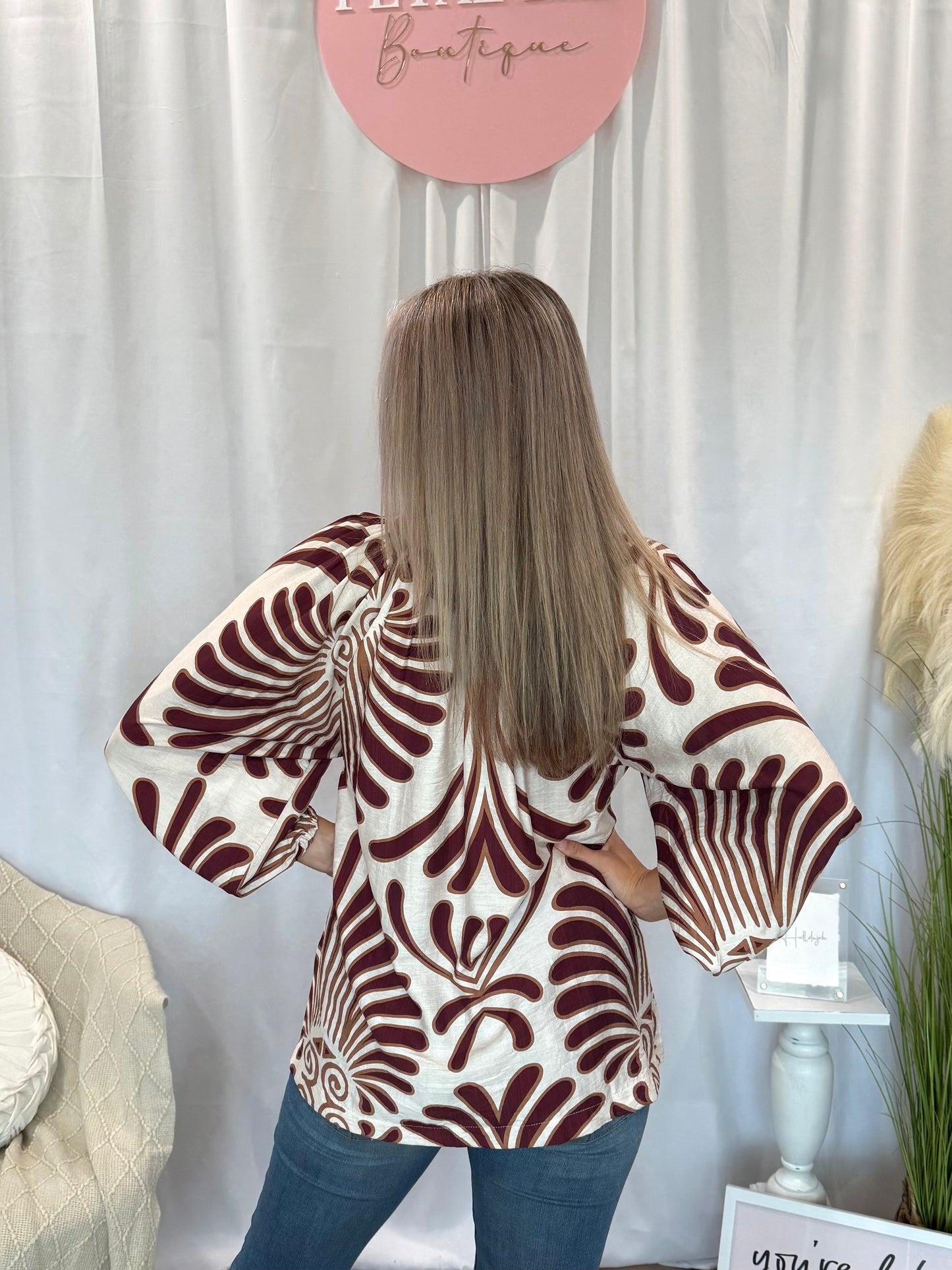 Maroon and Gold Top