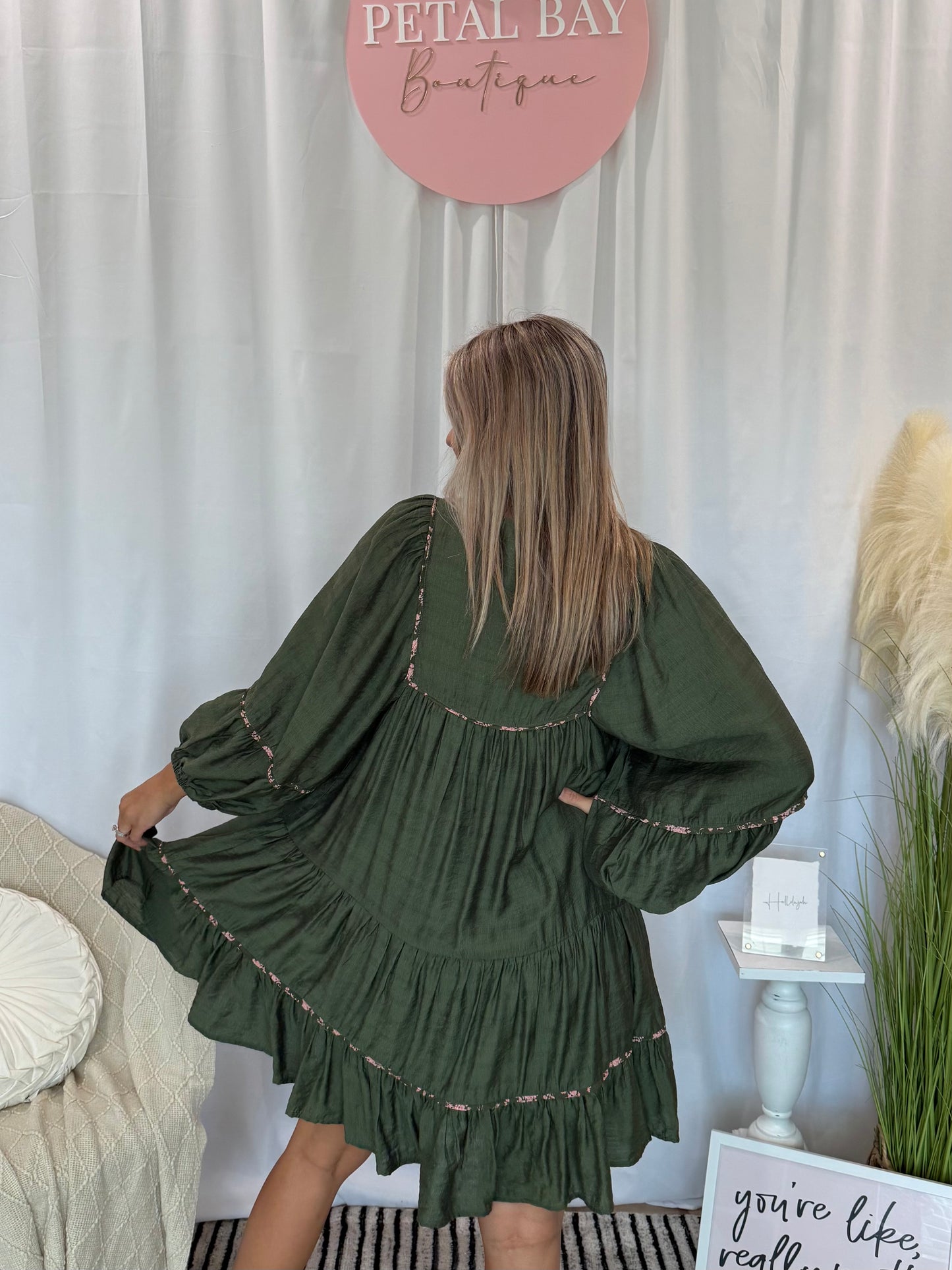 Simply Elegant Pine Dress