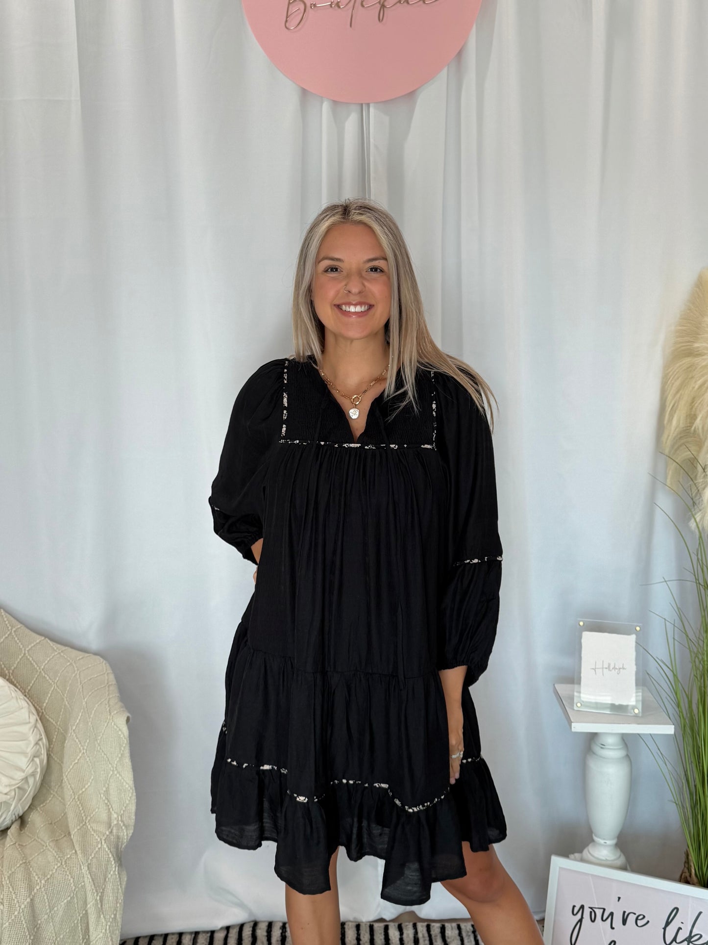 Simply Elegant Onyx Dress