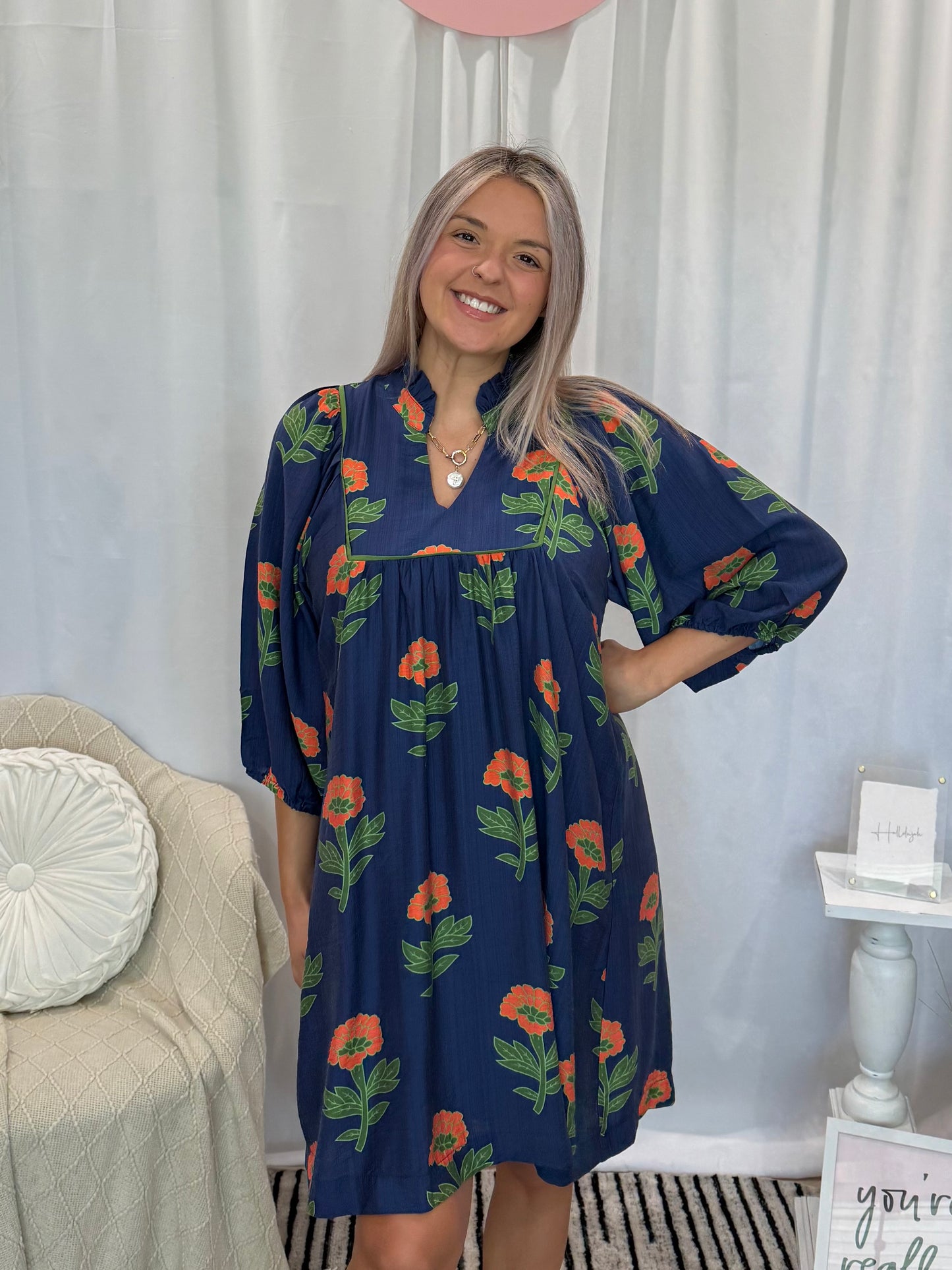 Blueberry Blossom Dress
