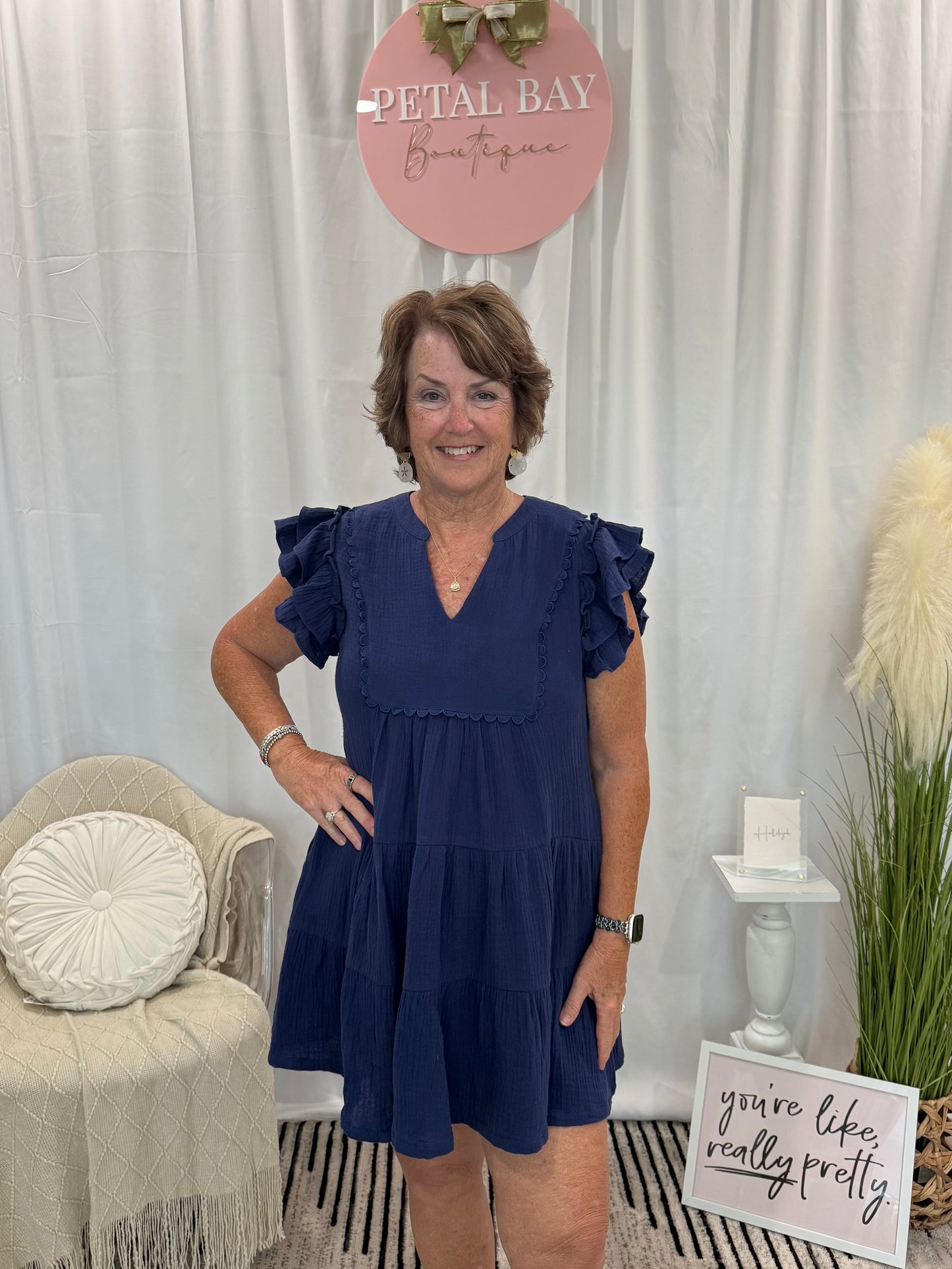 Twilight Azure Dress (Pockets!)