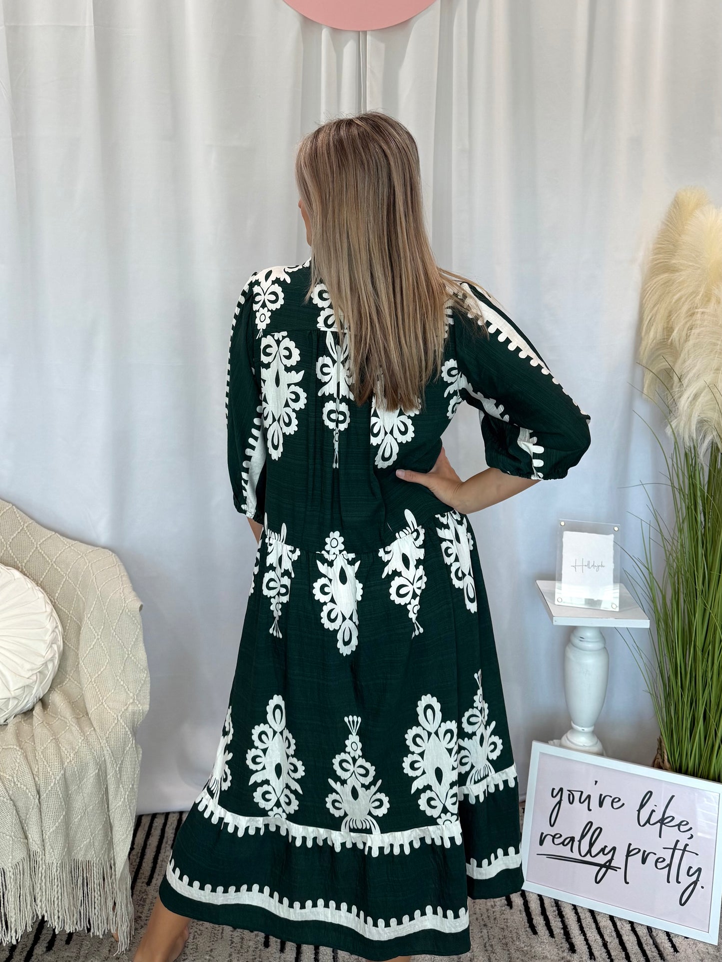 Evergreen French Quarter Dress