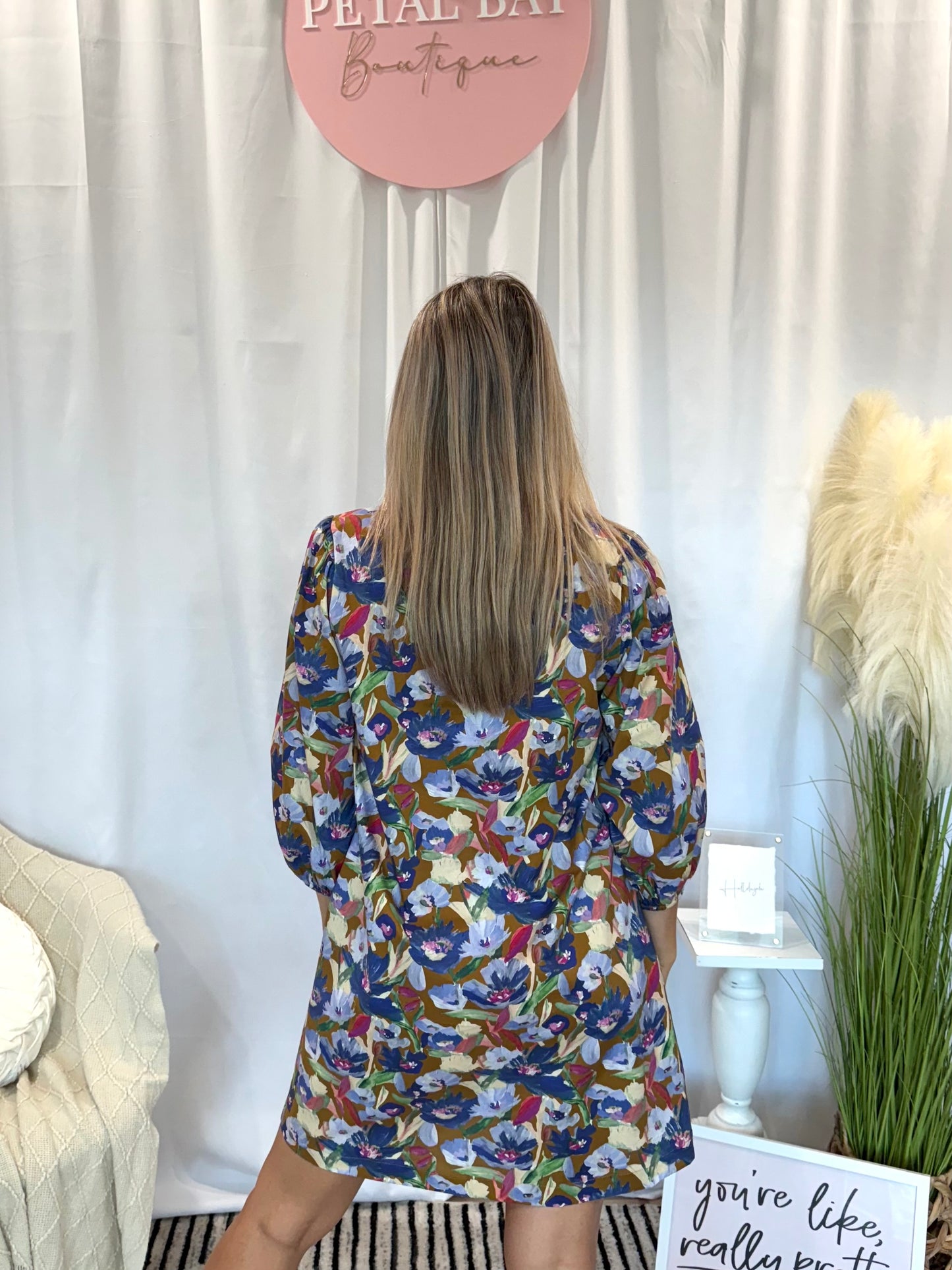 Colorful Autumn Dress (Pockets!)