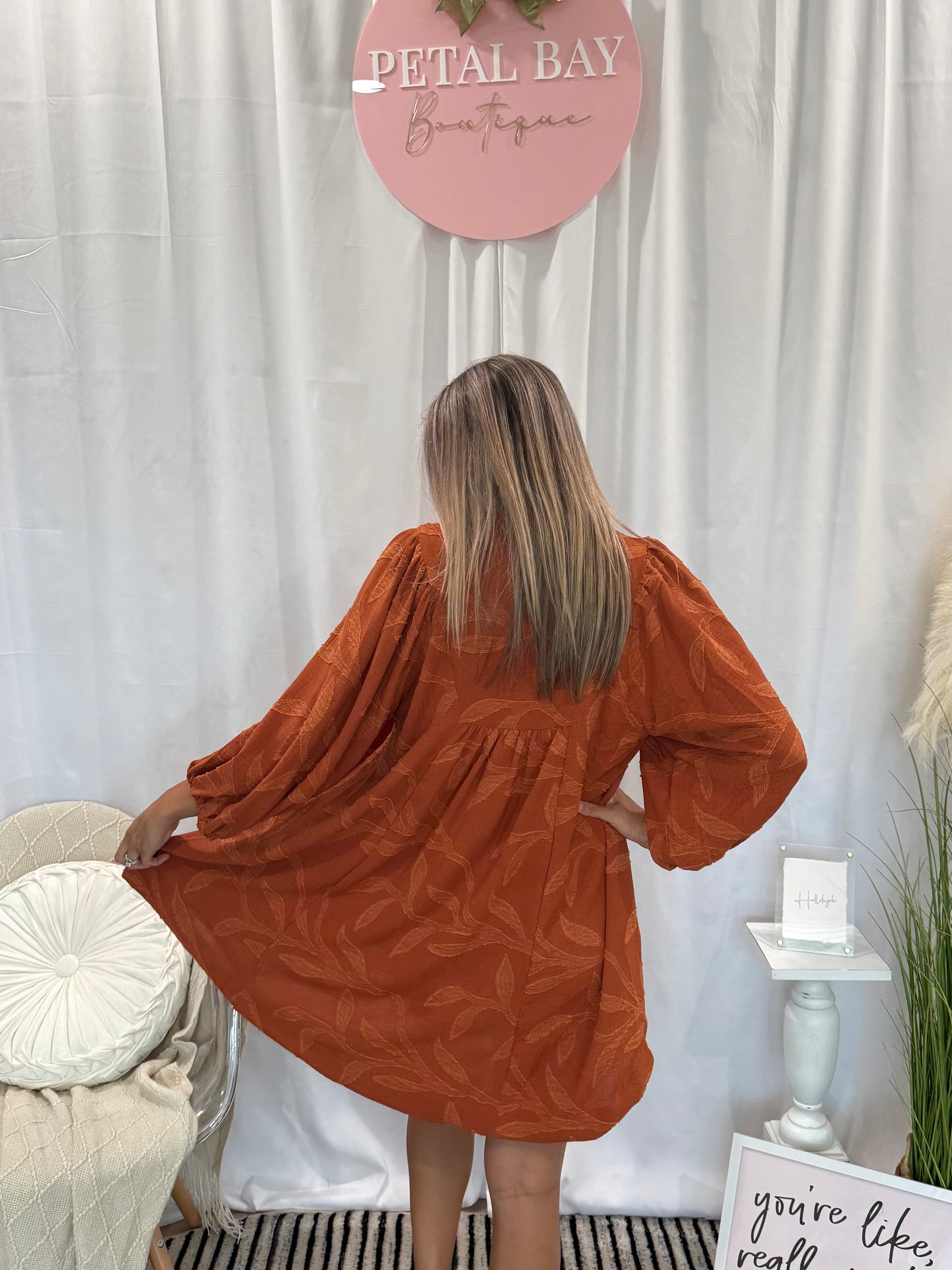 Signature Rust Dress