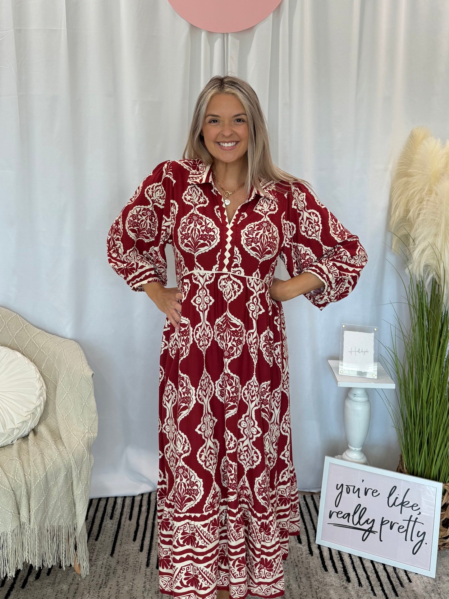 Cabernet All Day Dress