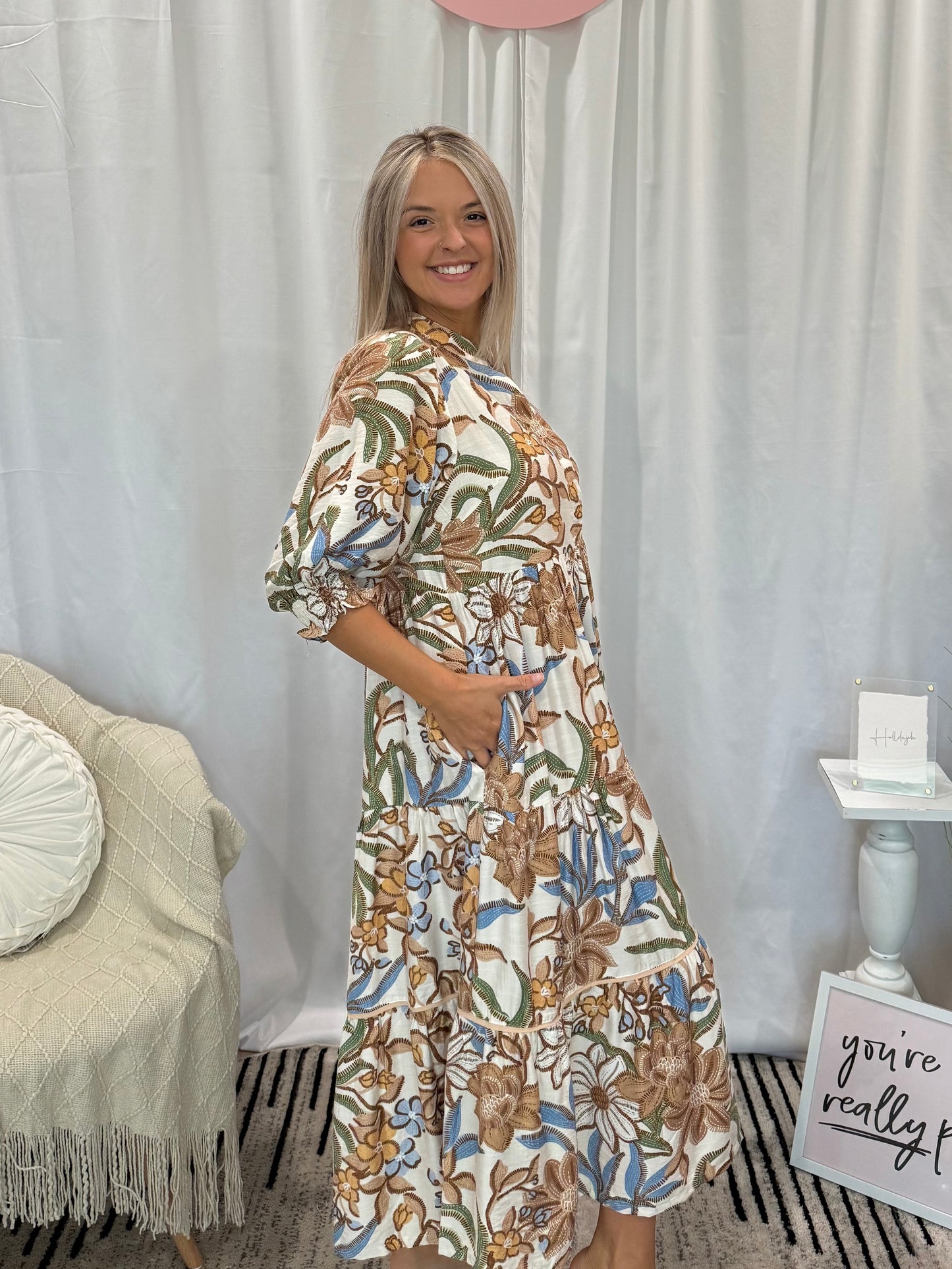 Sand Oasis Dress (Pockets!)