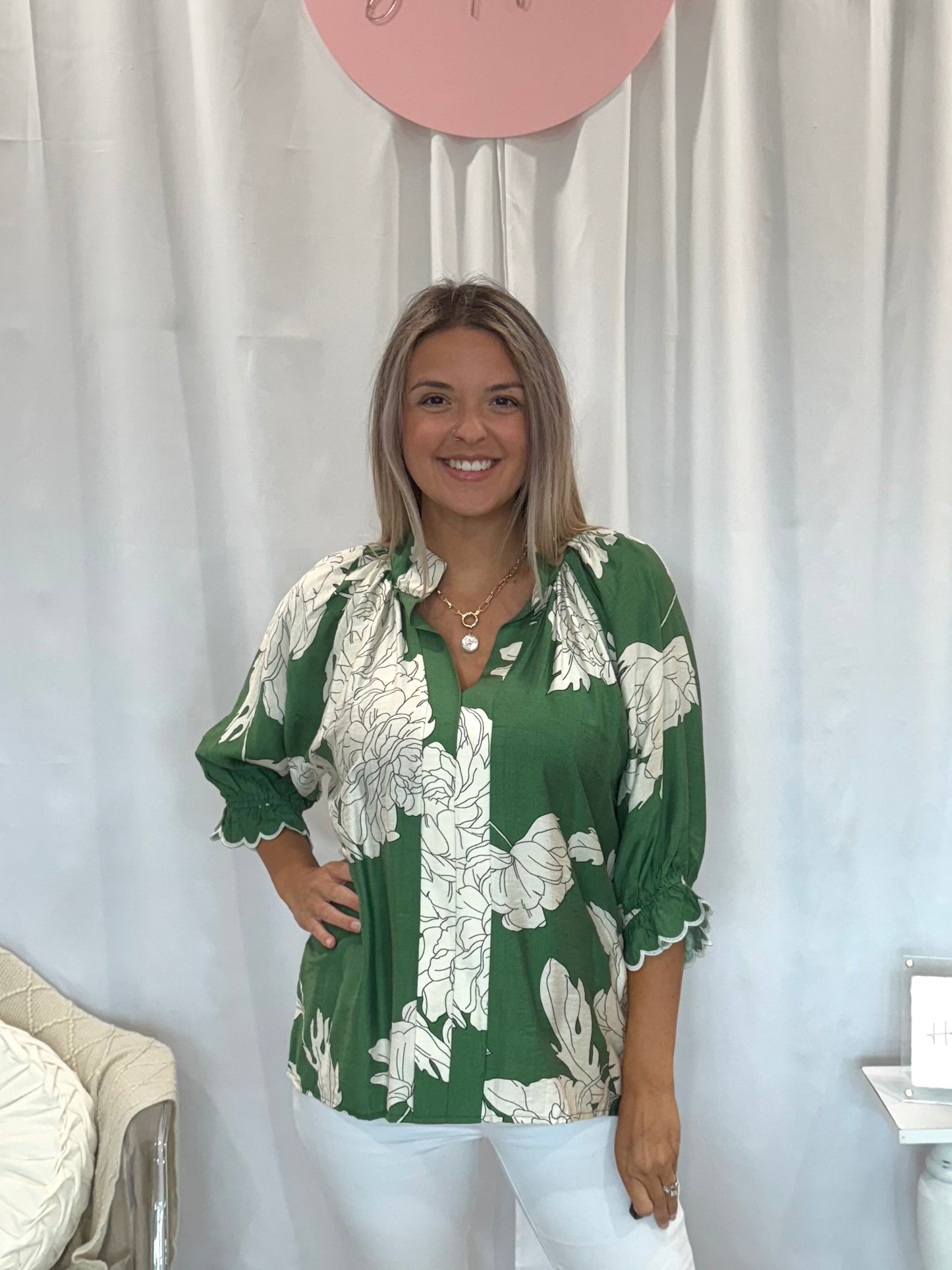 Classy Forever Olive Top