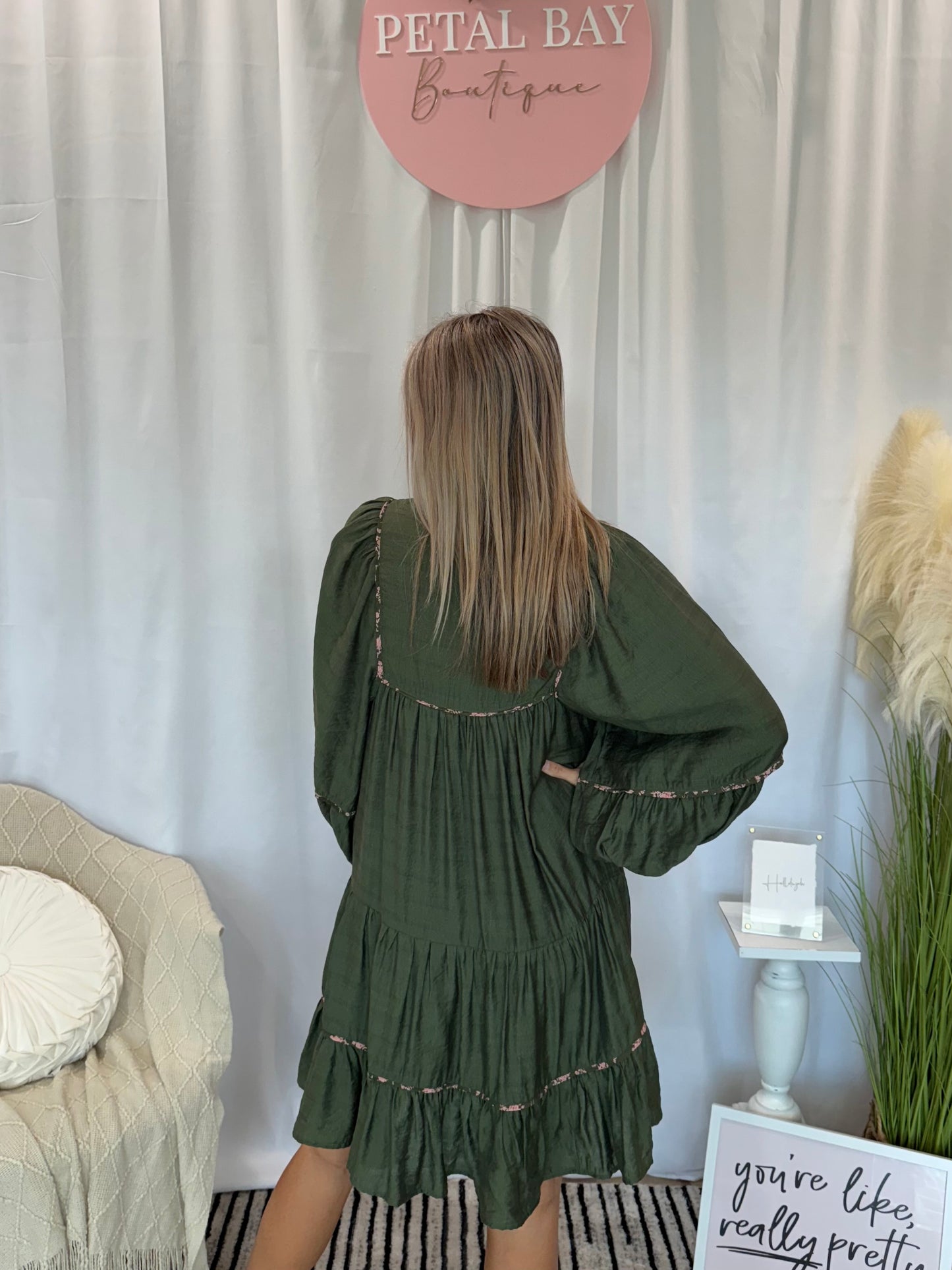 Simply Elegant Pine Dress