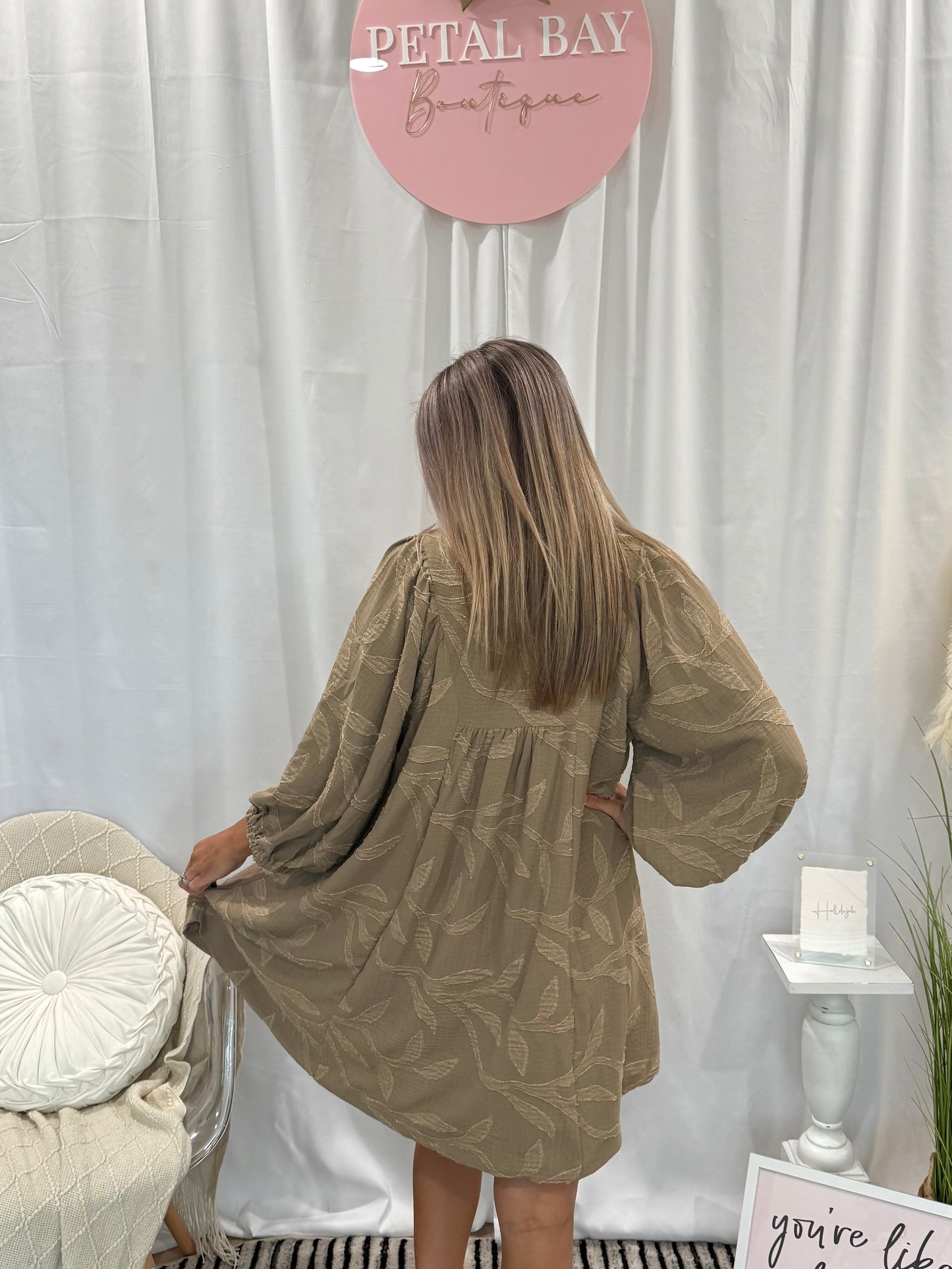 Signature Taupe Dress