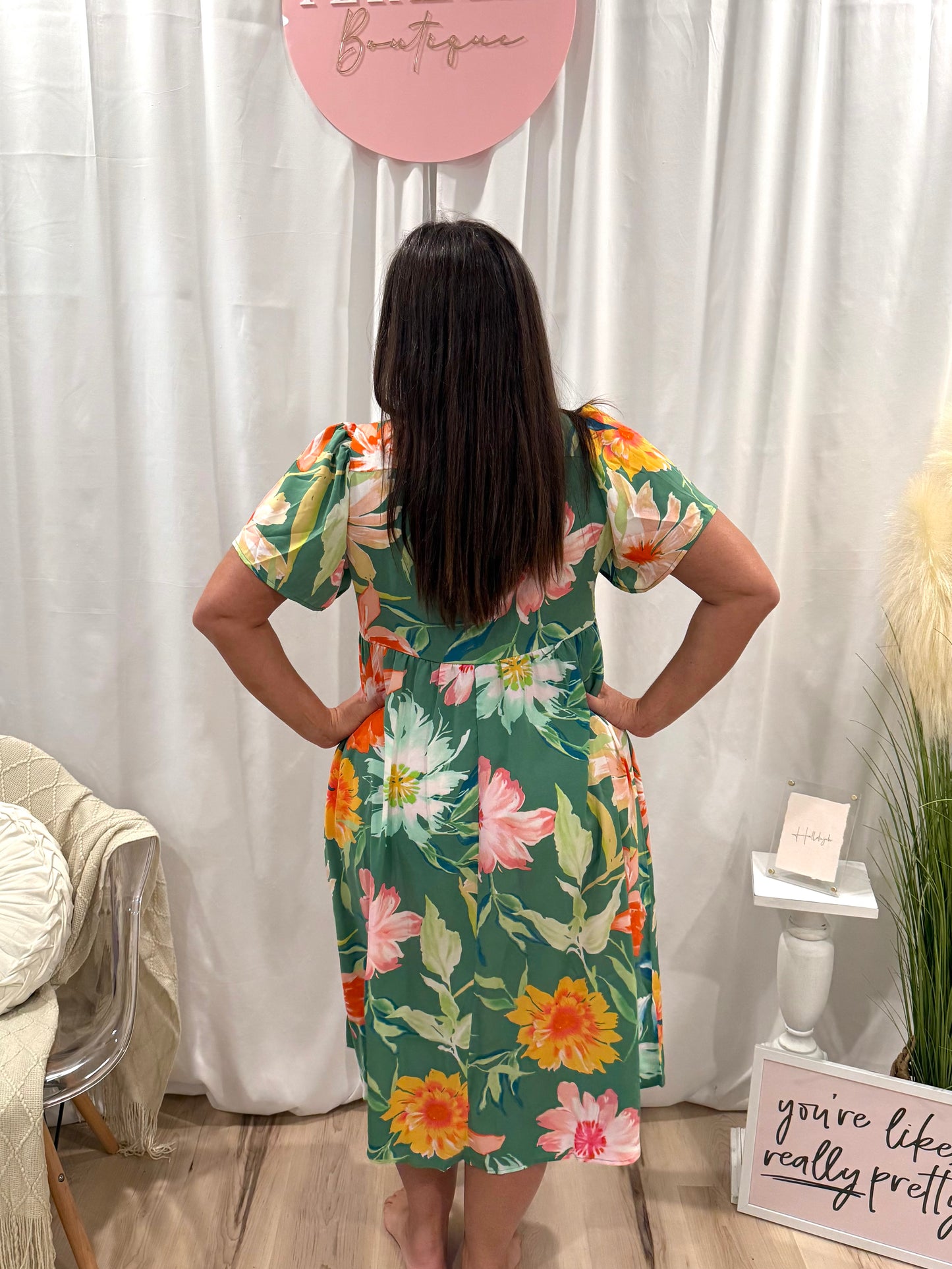 Catch Me on an Island Dress