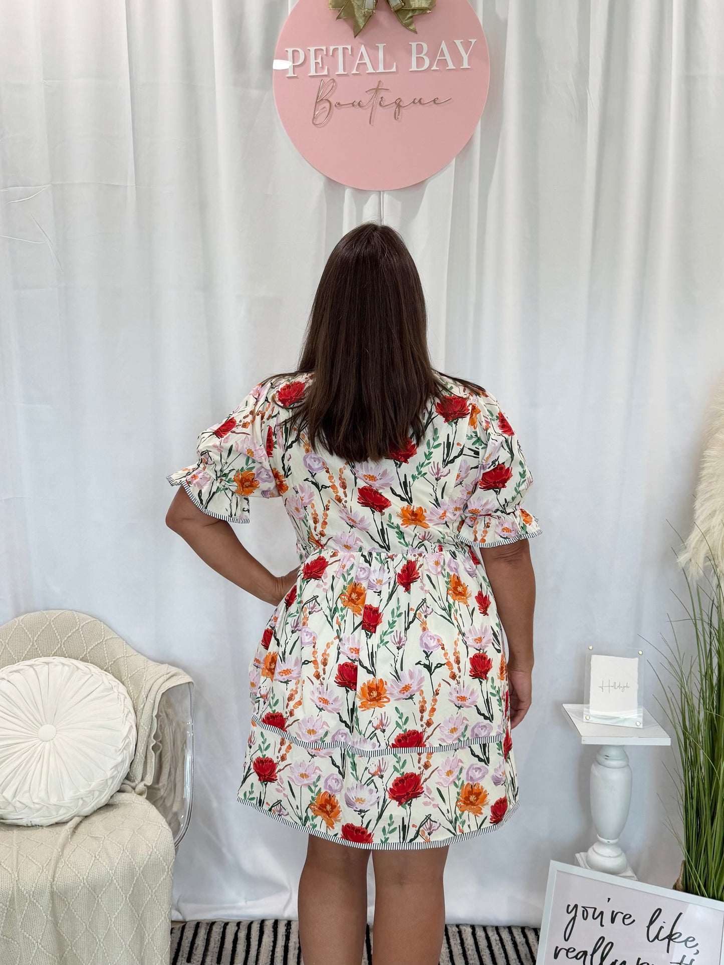 Fun In Floral Dress