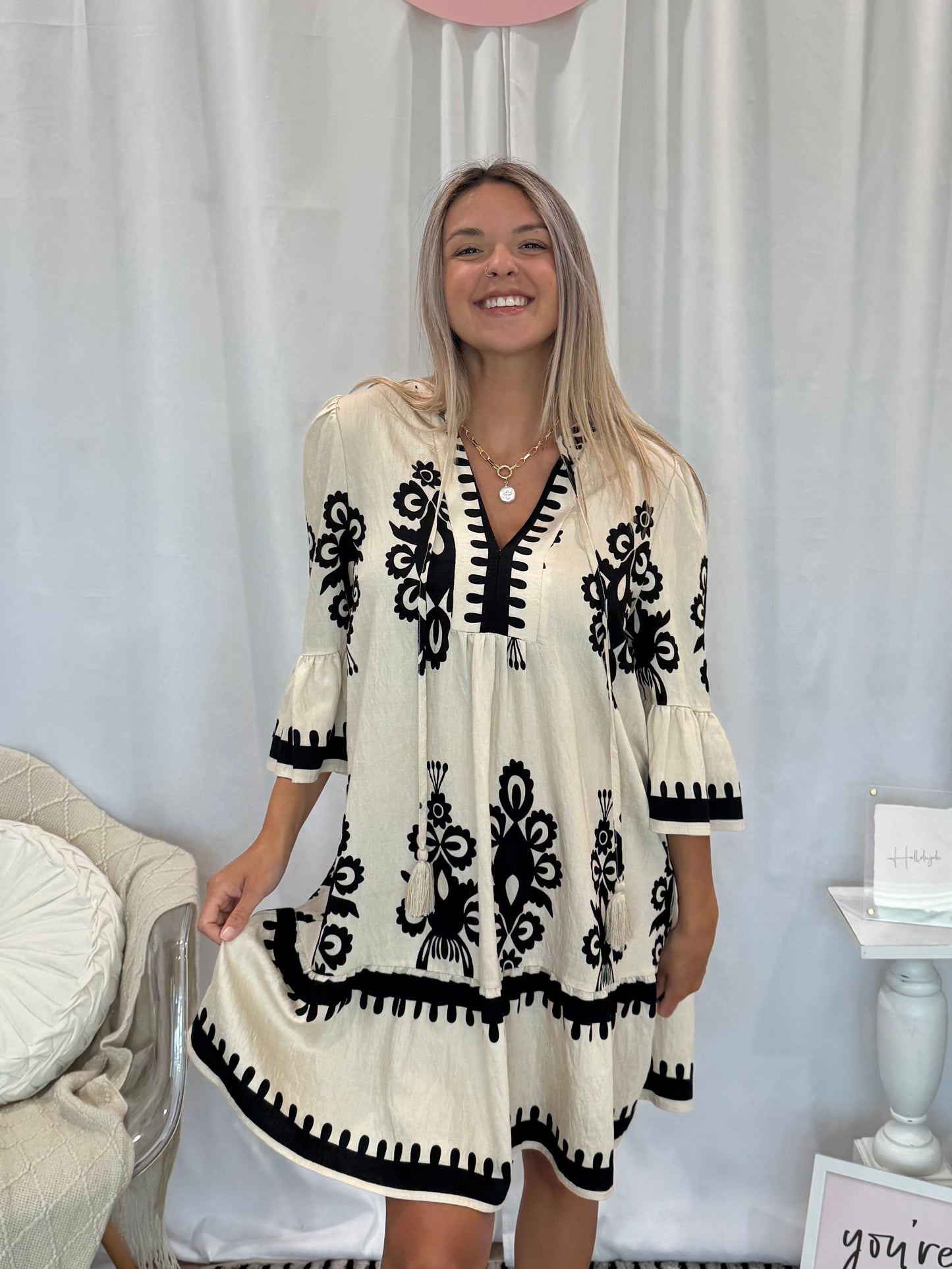 Cutest Ever Cream Dress