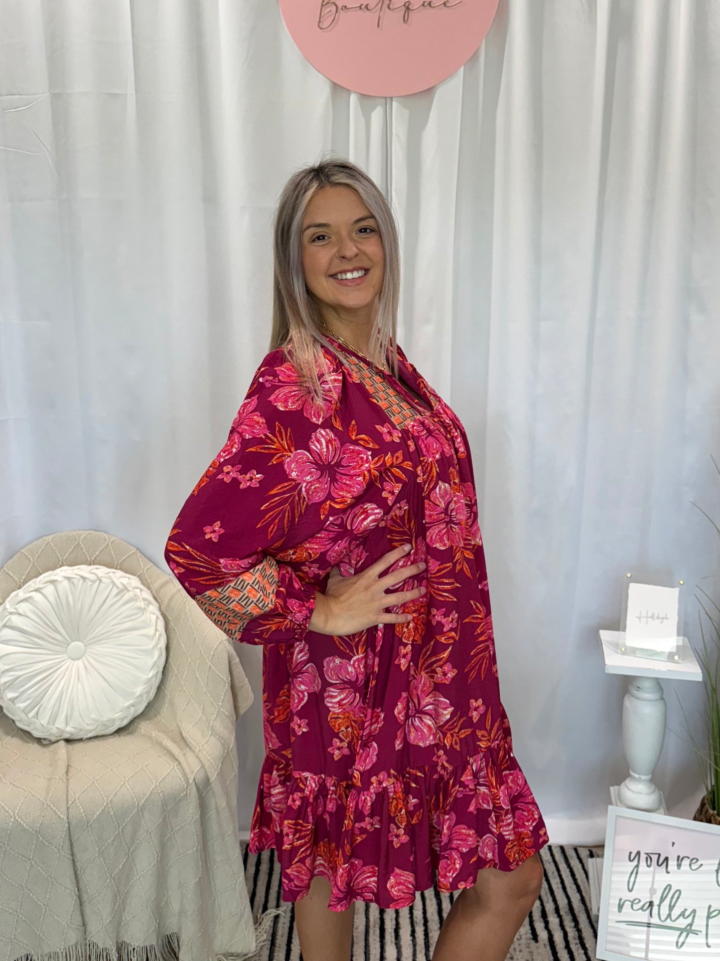 Rosé Bay Dress