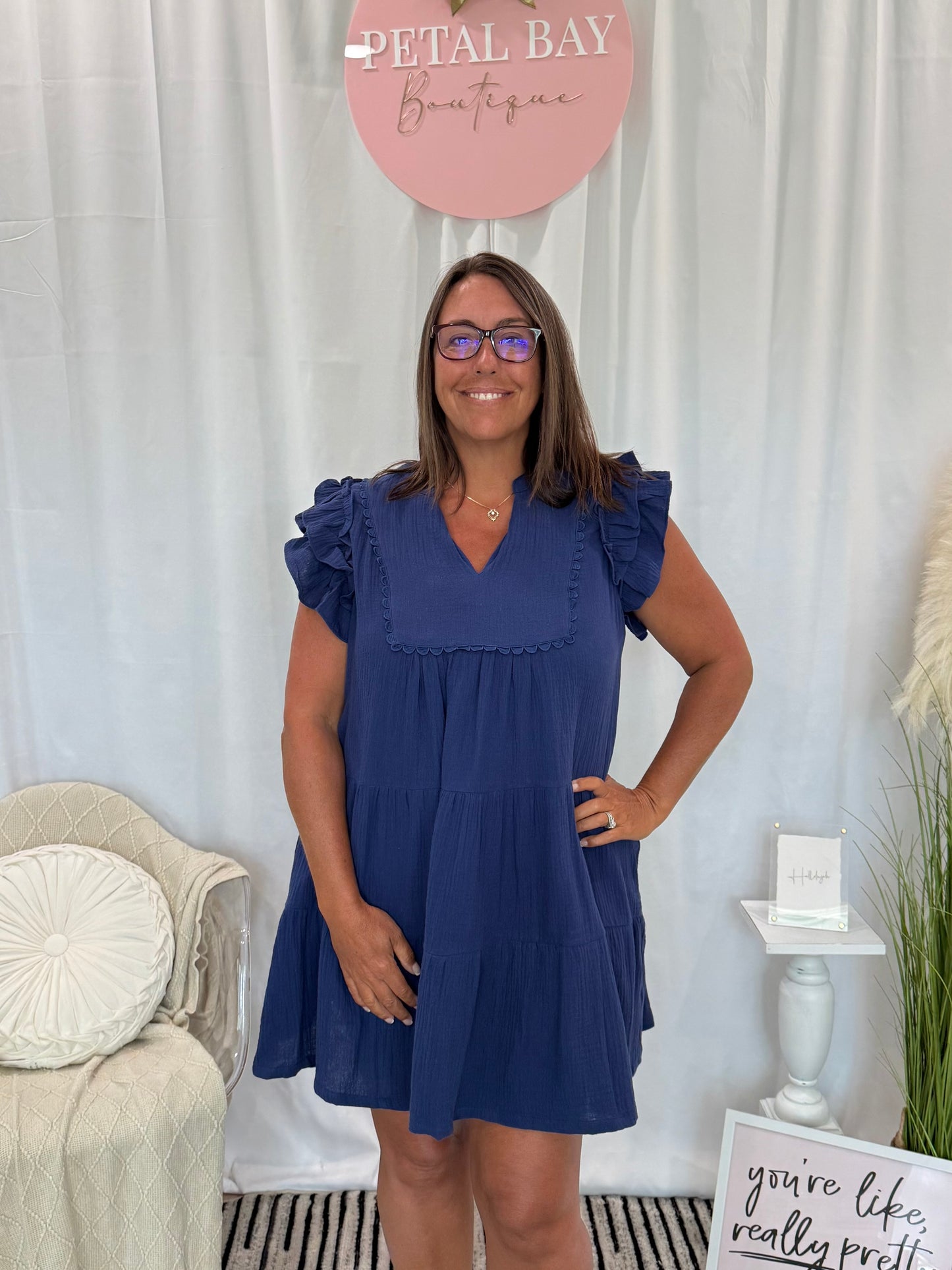 Twilight Azure Dress (Pockets!)