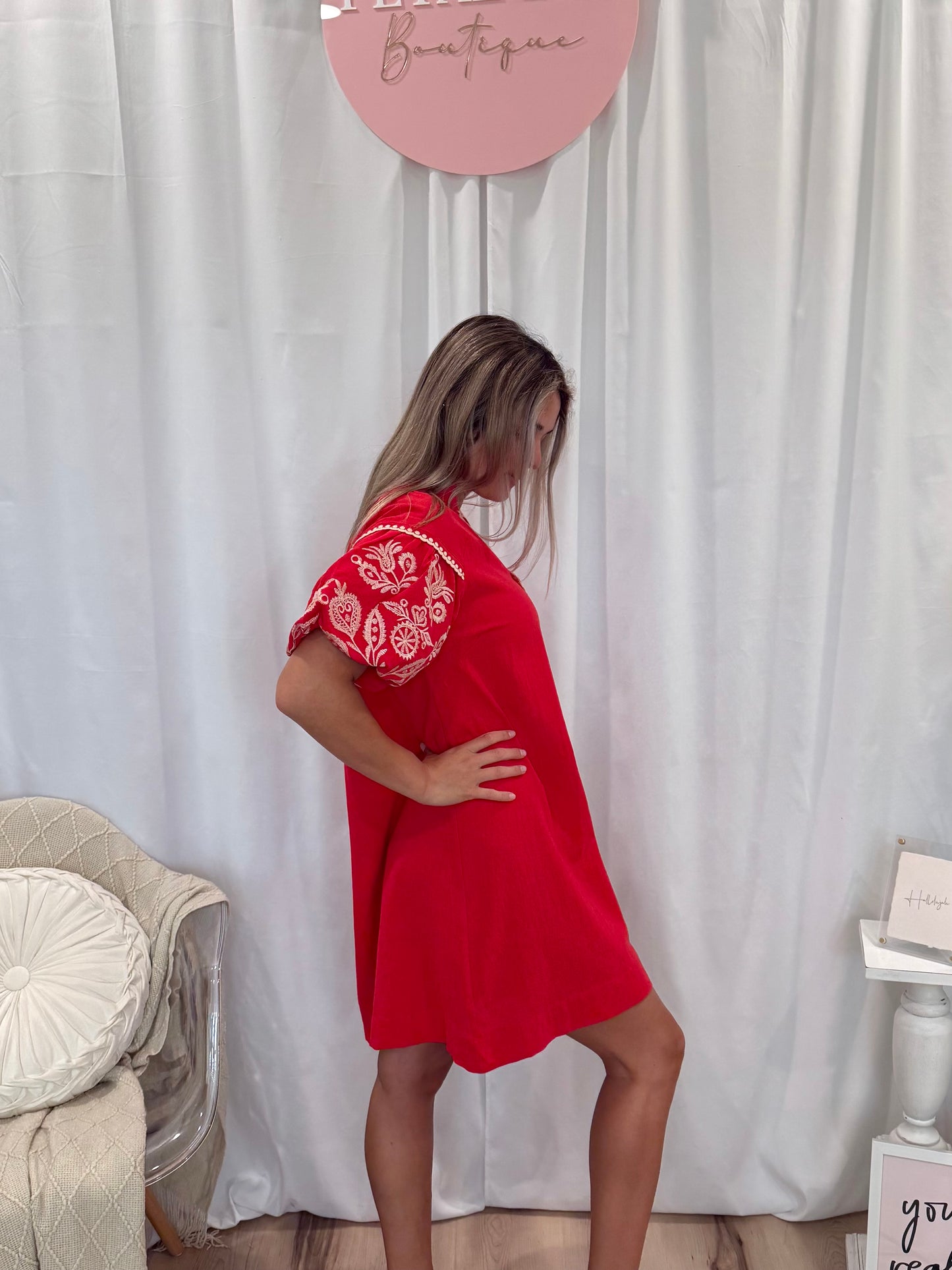 Pop Of Color Dress