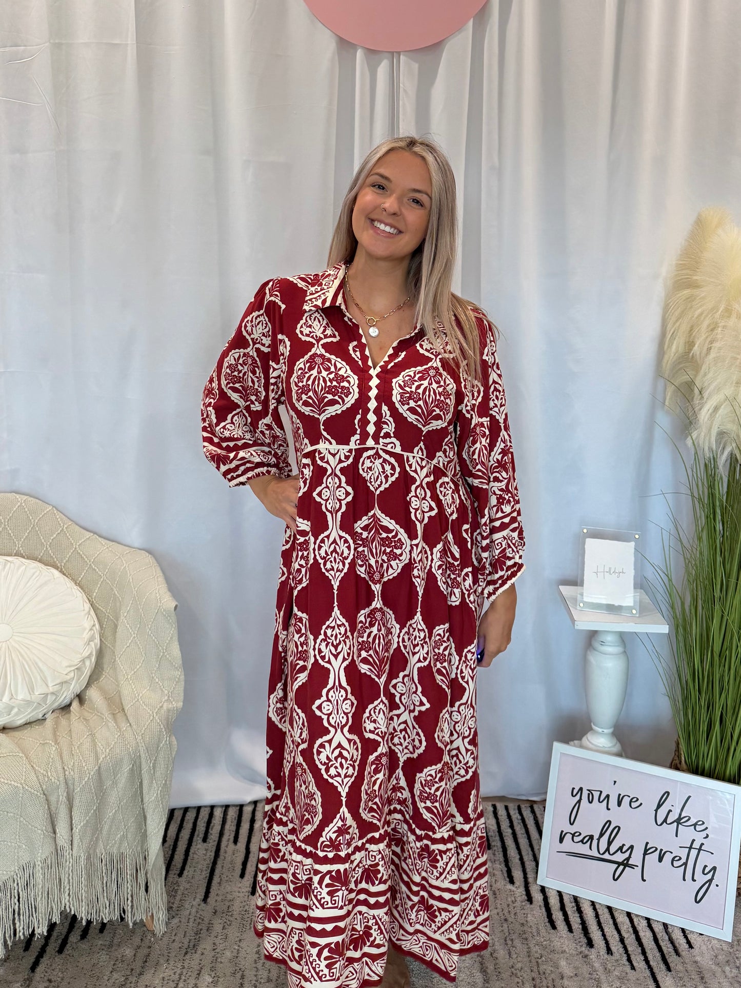 Cabernet All Day Dress
