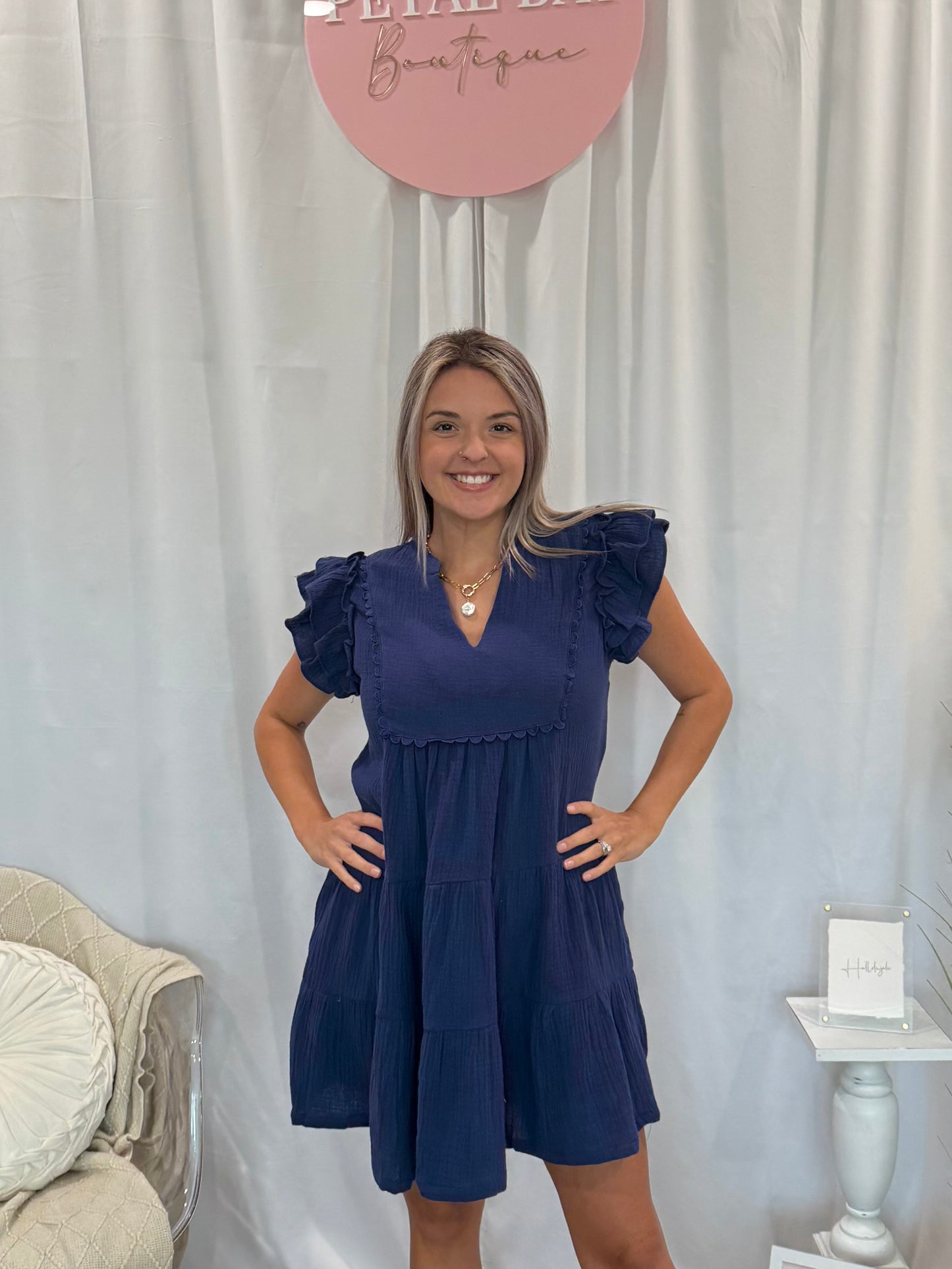 Twilight Azure Dress (Pockets!)