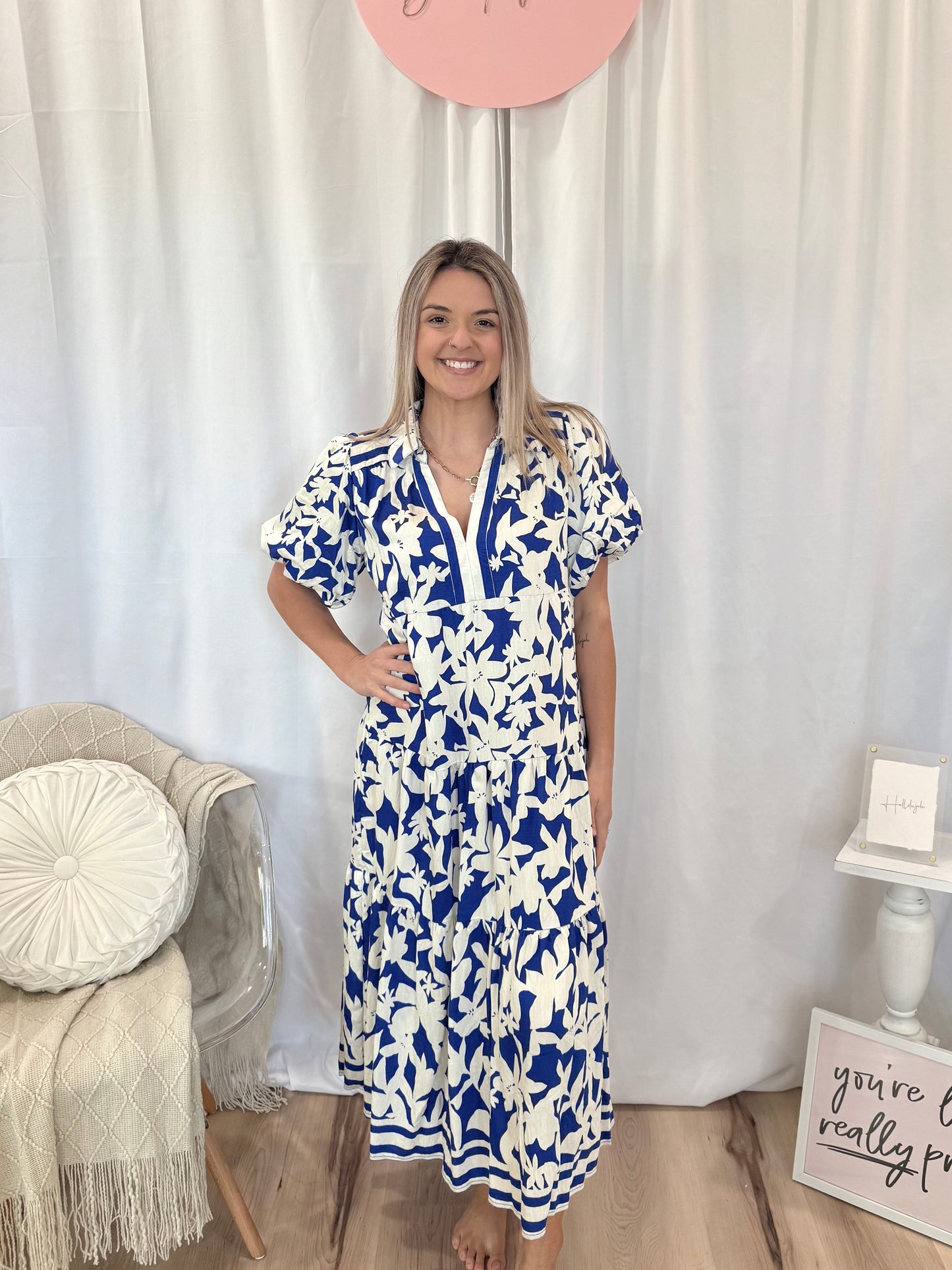 Barcelona Blue Dress