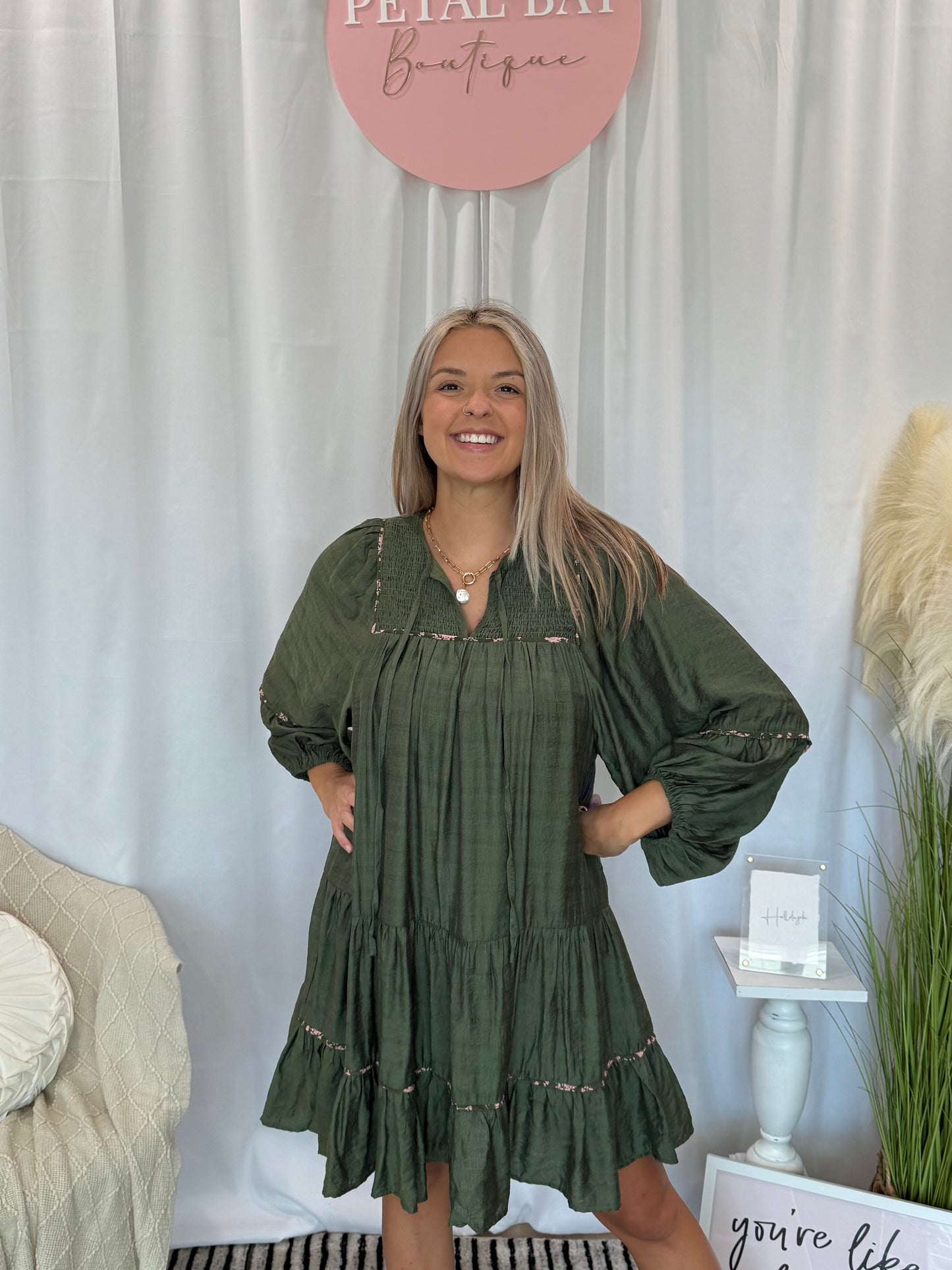 Simply Elegant Pine Dress