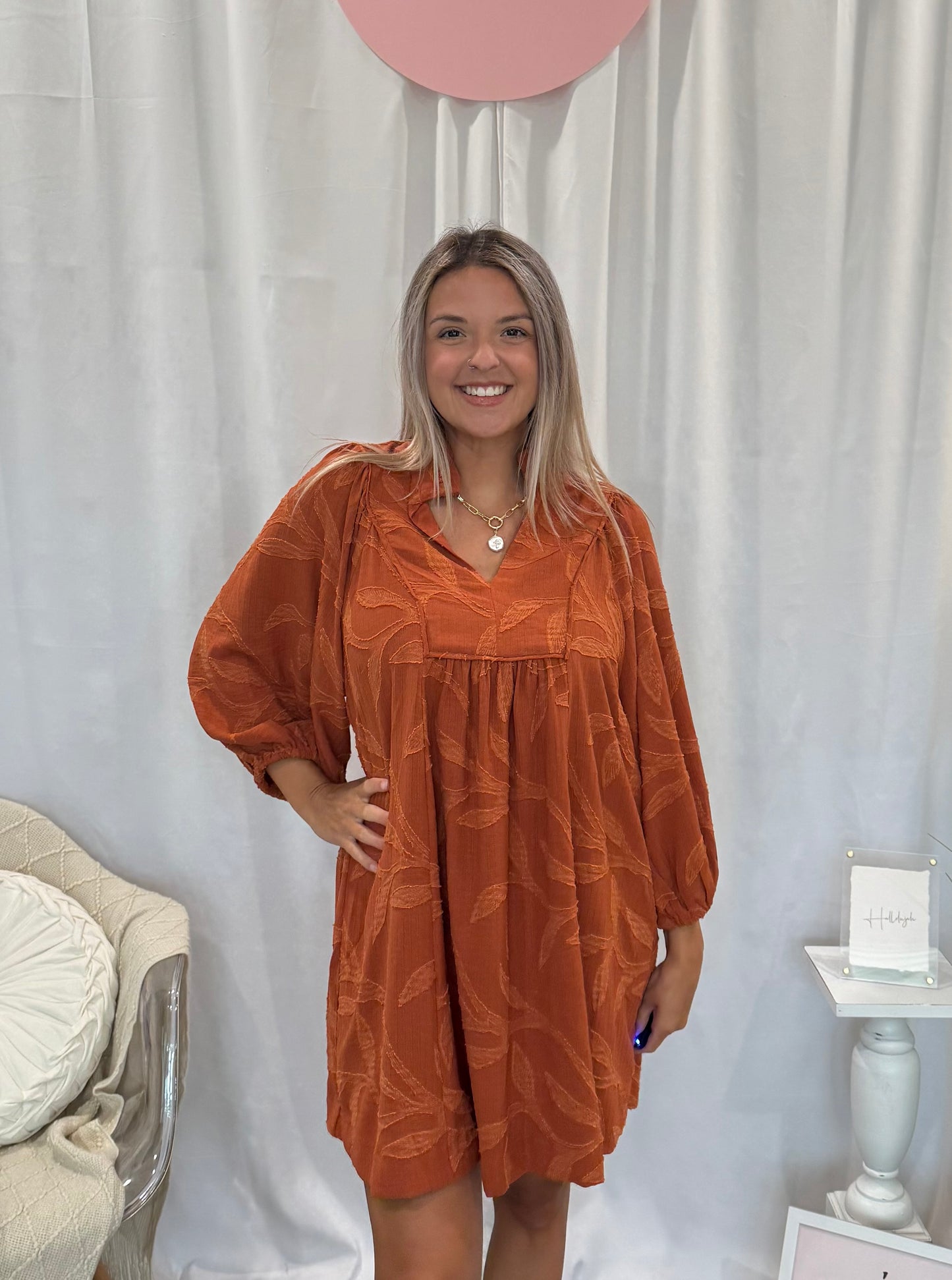 Signature Rust Dress