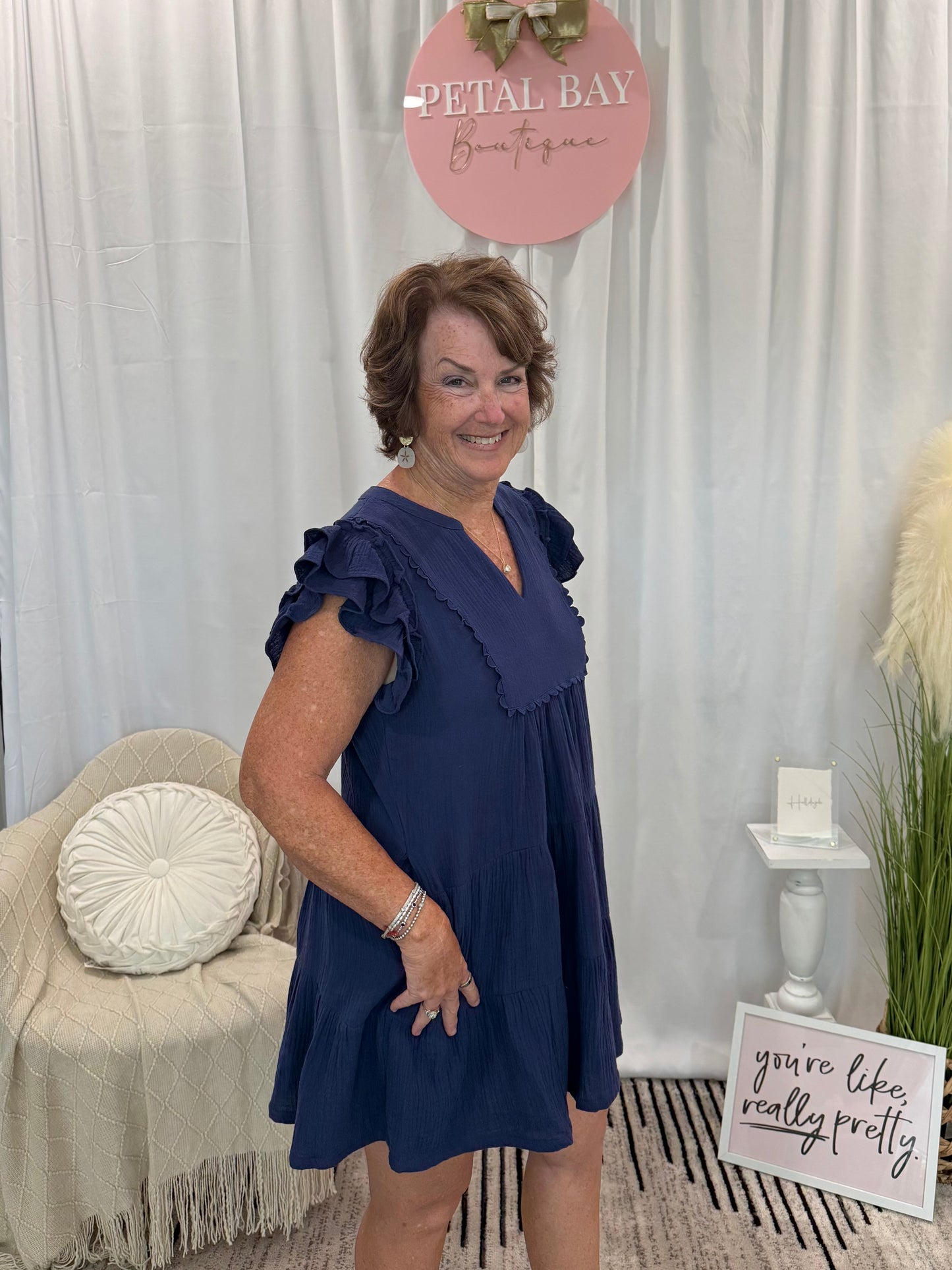 Twilight Azure Dress (Pockets!)