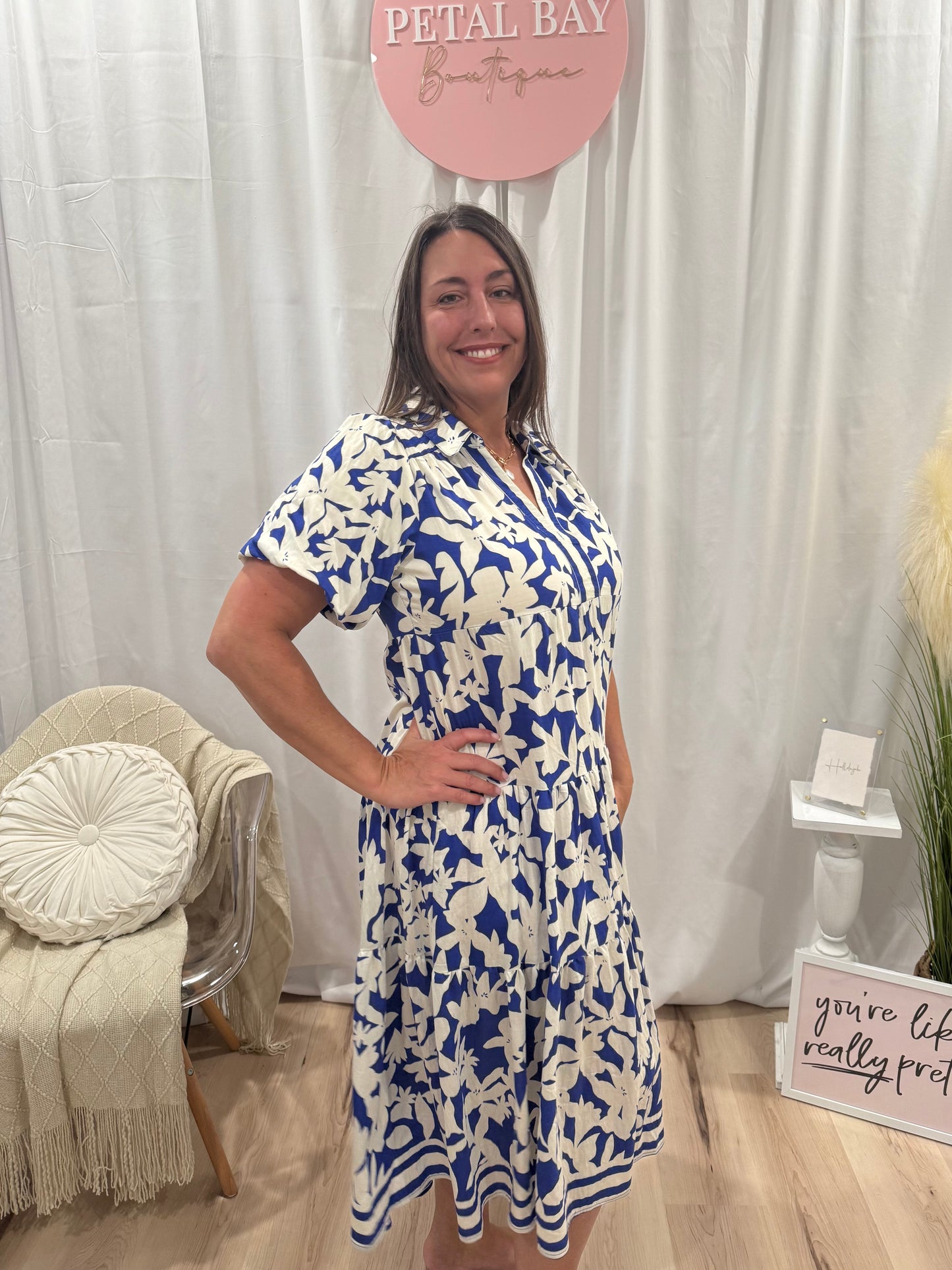 Barcelona Blue Dress