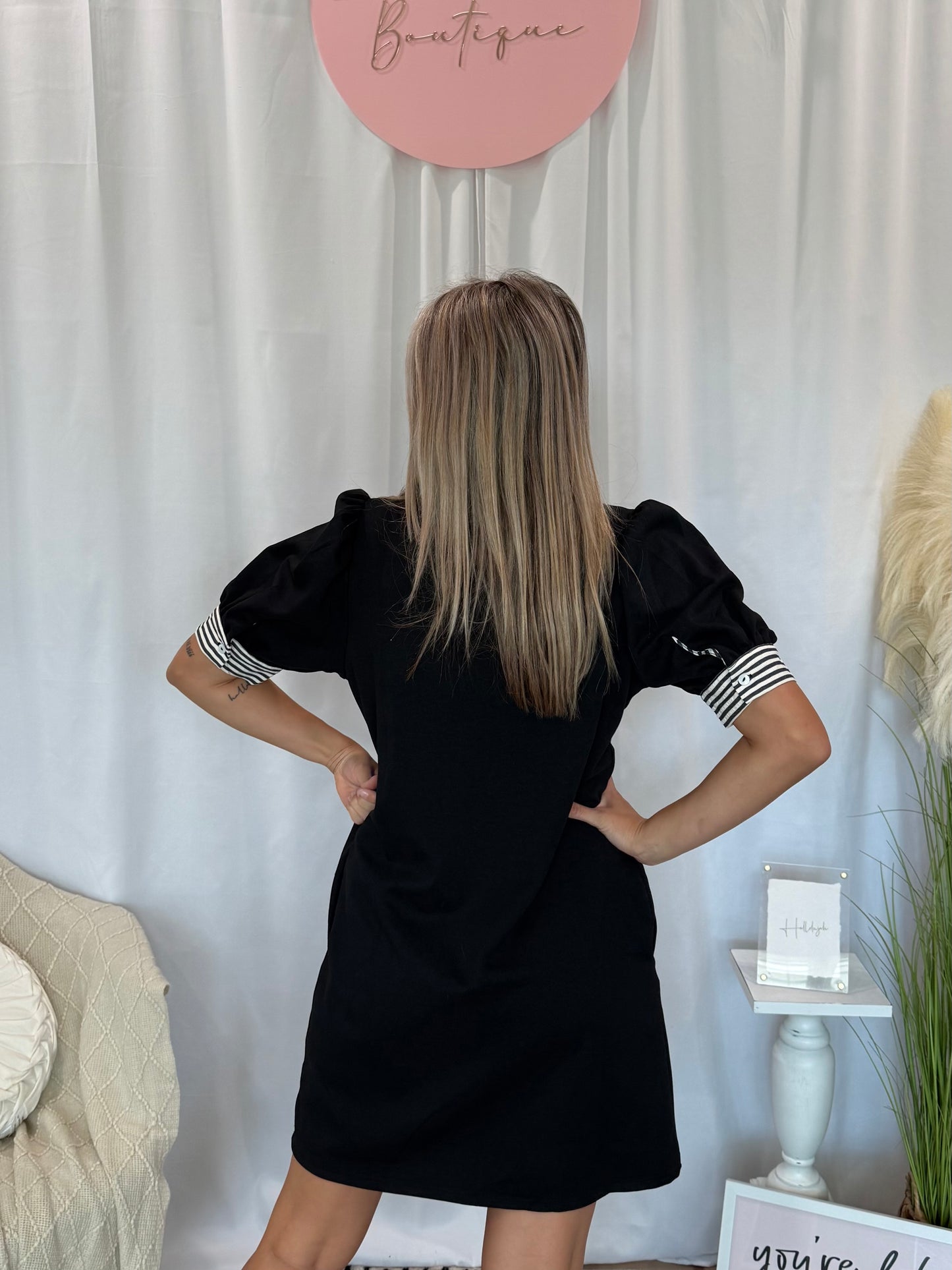 Oreo Drizzle Dress (Pockets!)