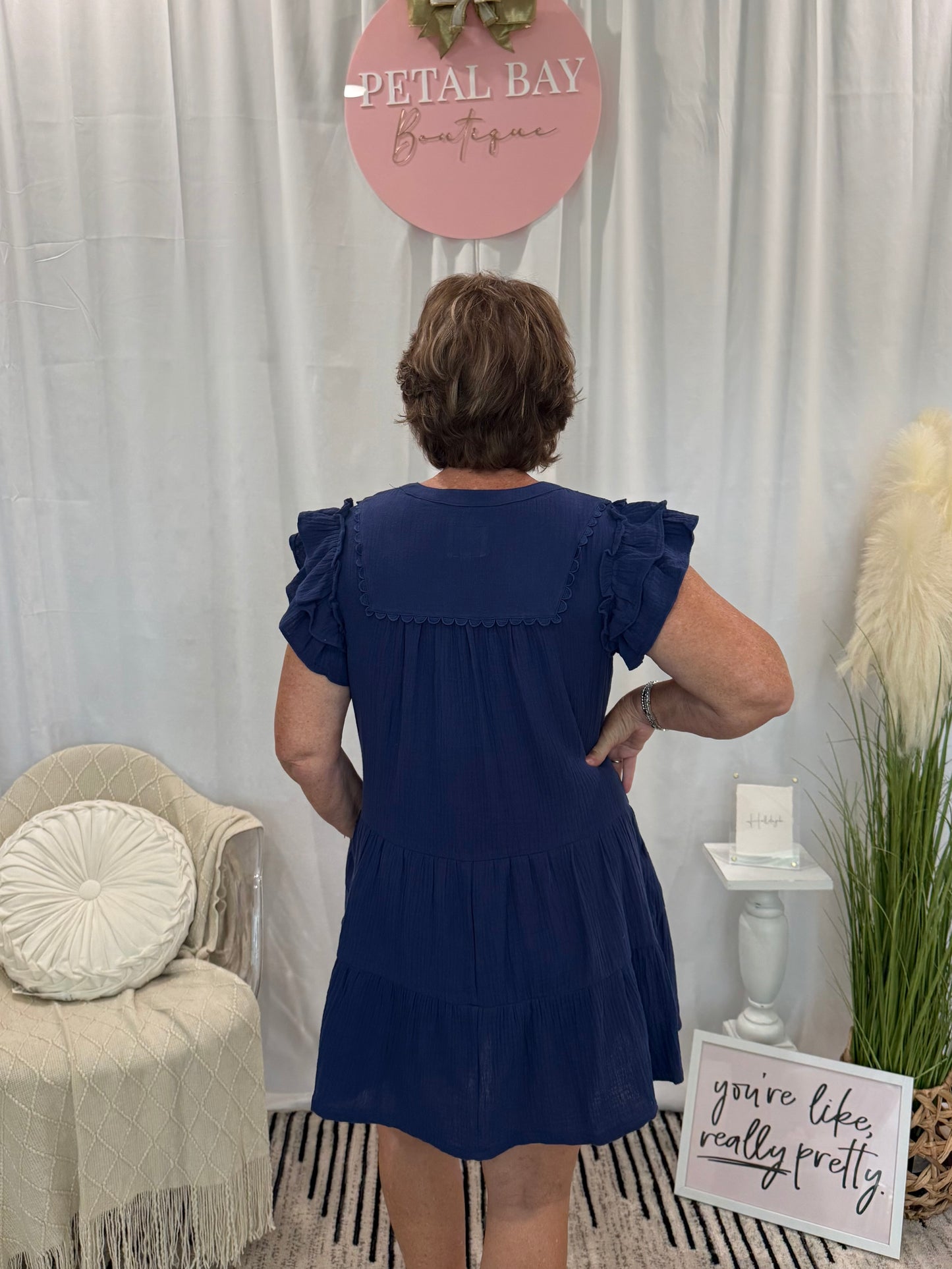 Twilight Azure Dress (Pockets!)