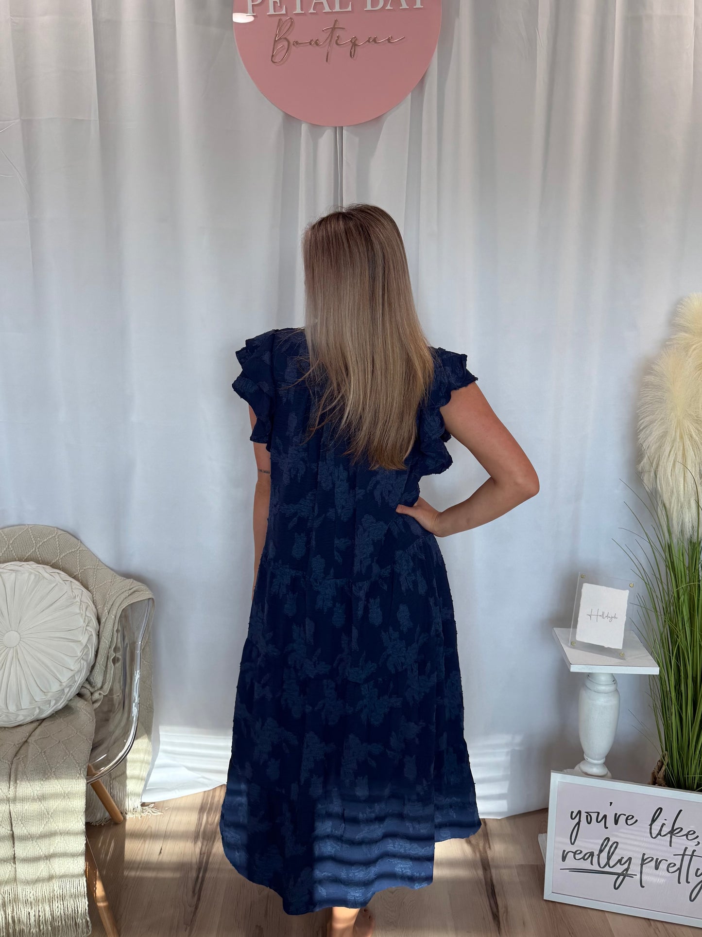 Notable Navy Dress