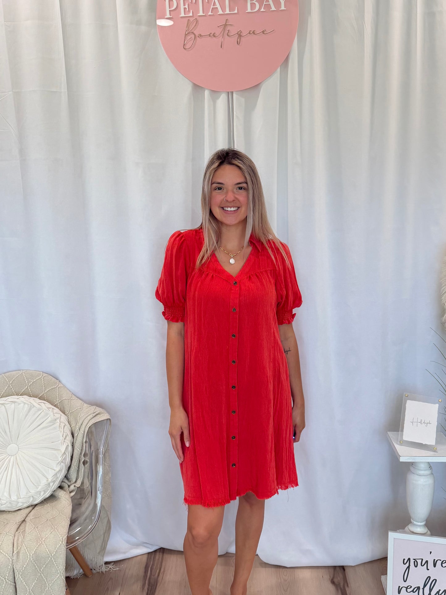 Sassy Scarlet Dress