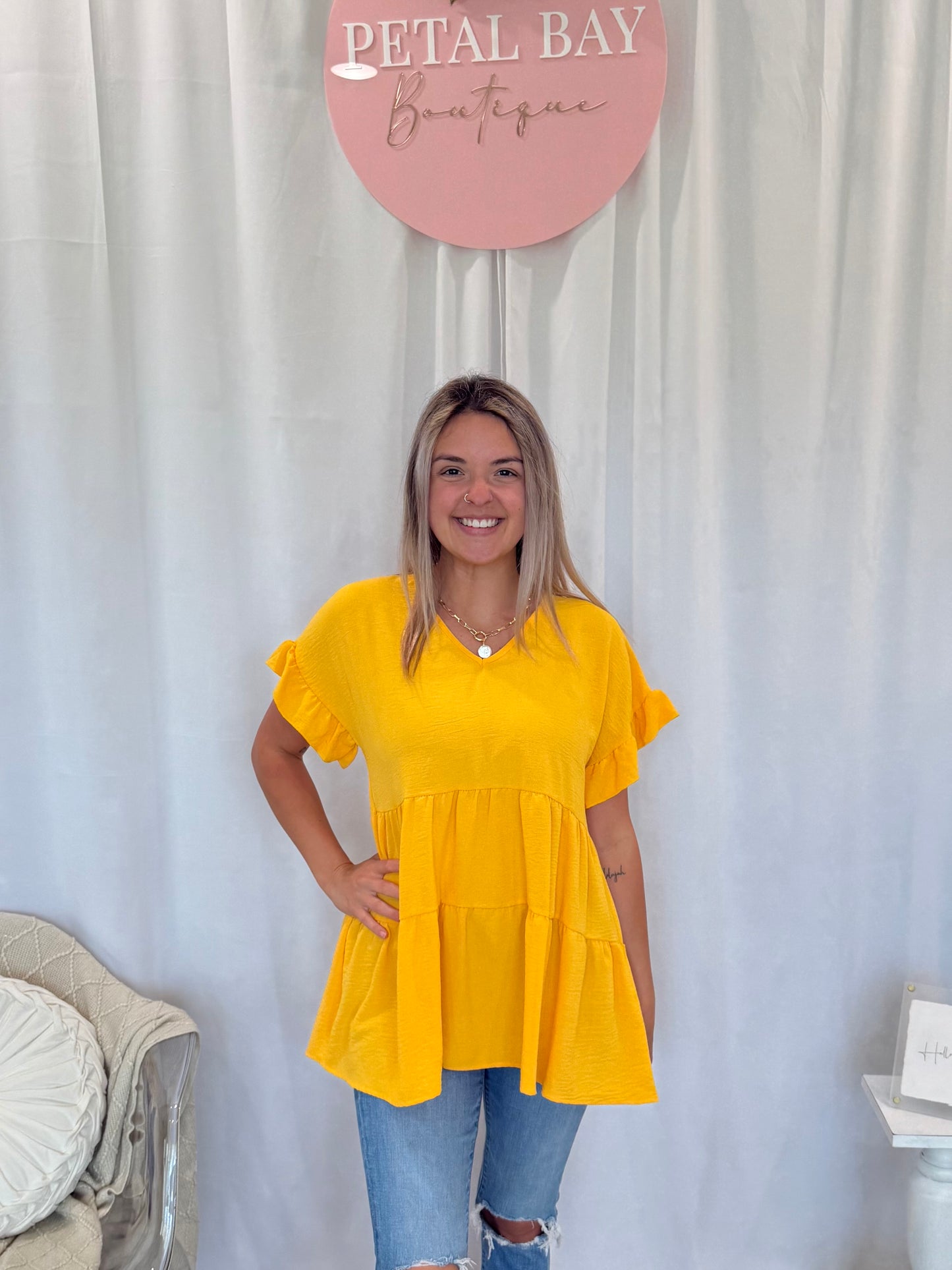 Happy In Yellow Top