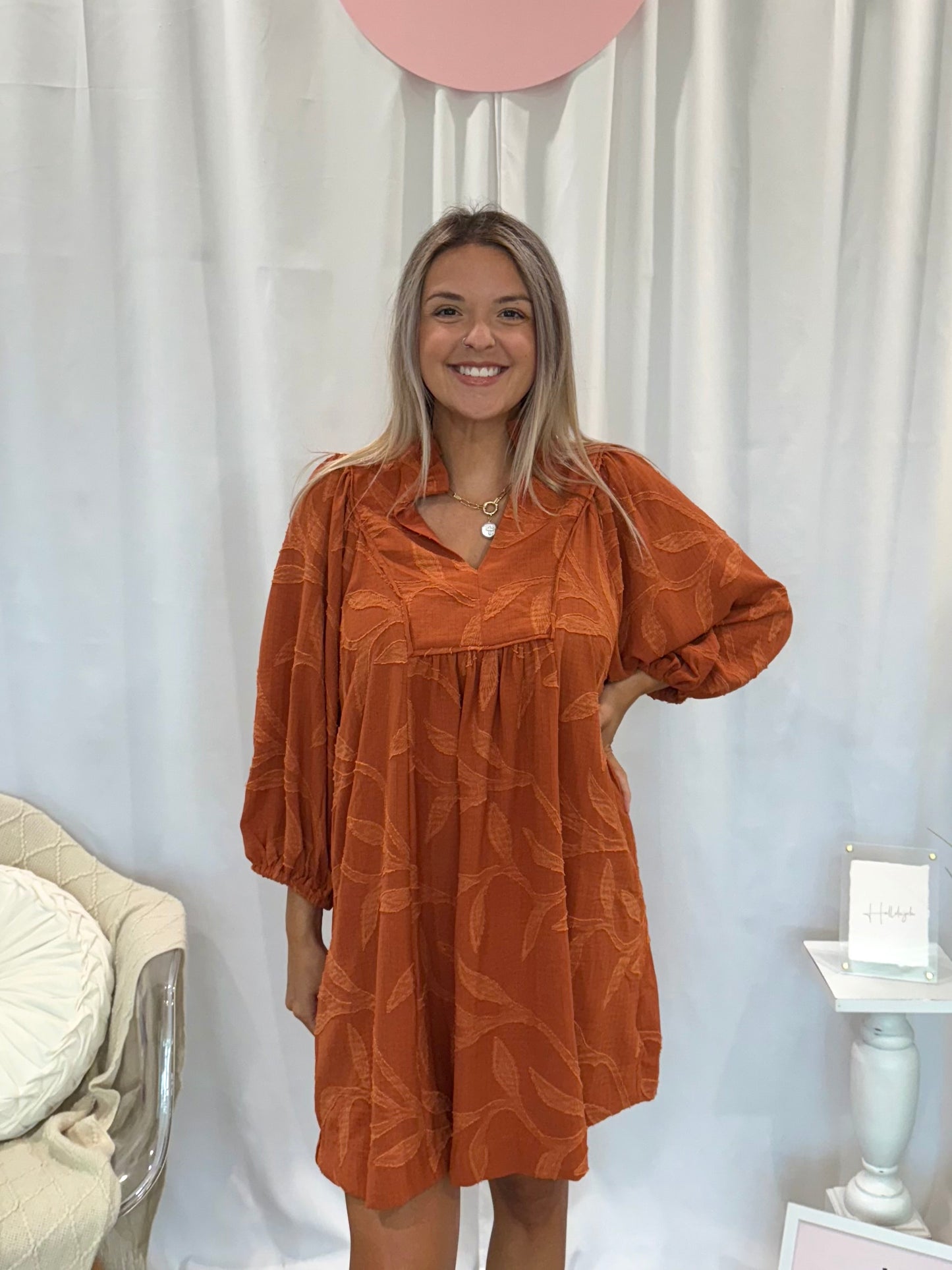 Signature Rust Dress
