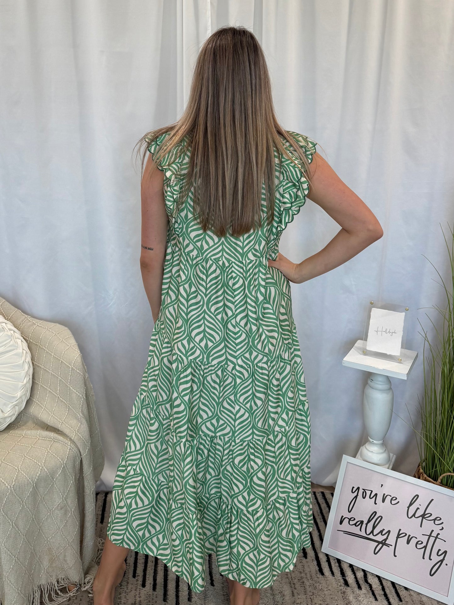 Green As Ever Dress