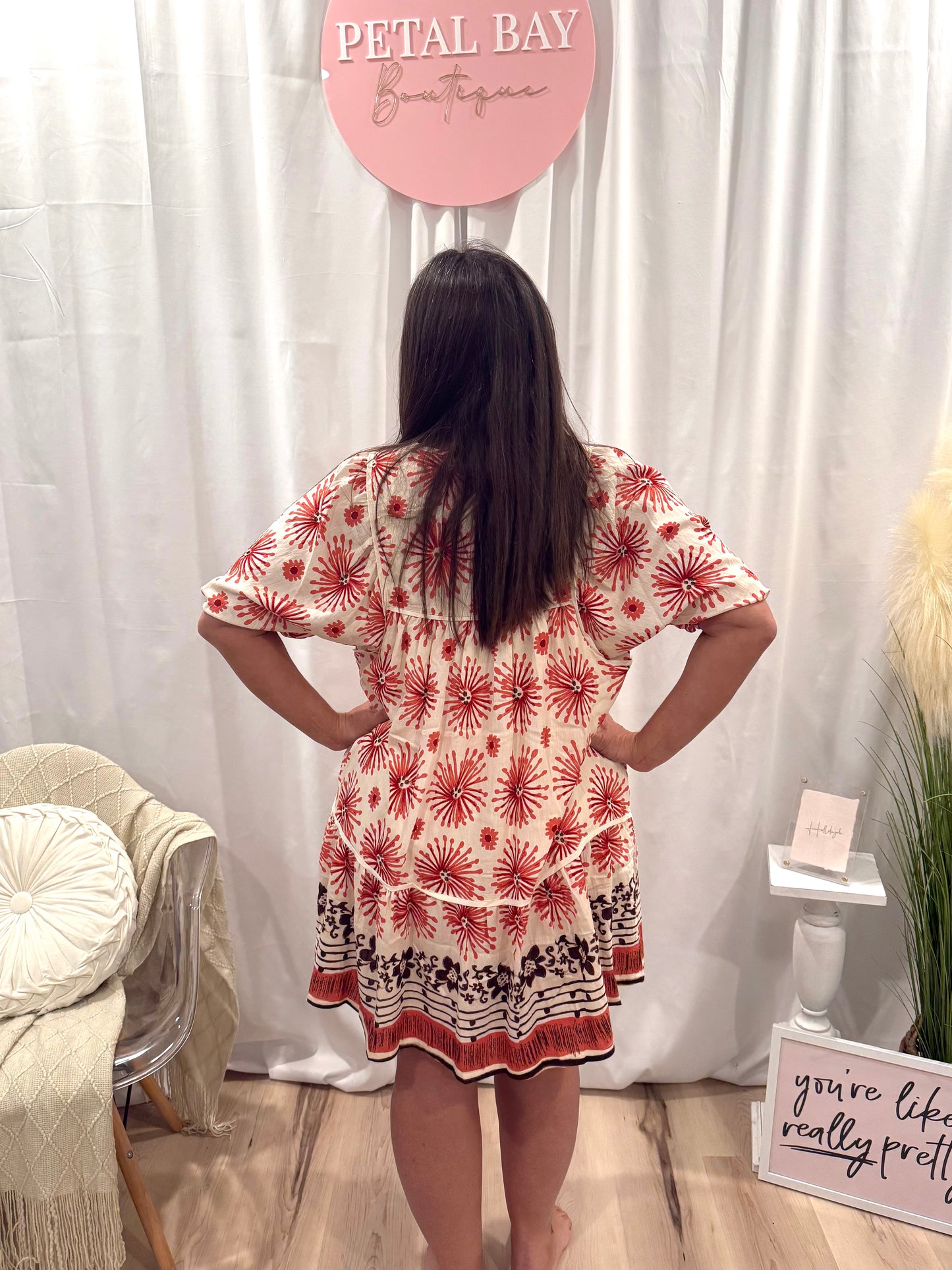Pomegranate Lush Dress