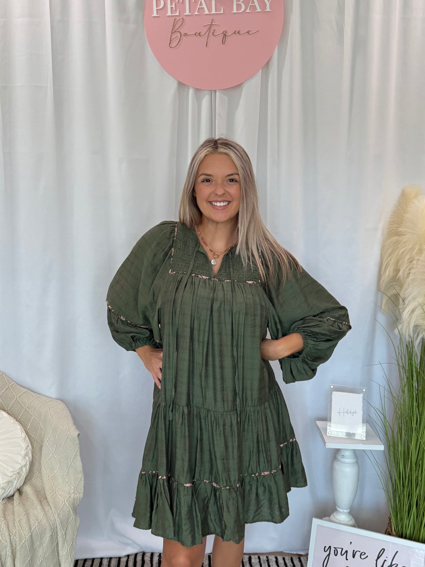 Simply Elegant Pine Dress