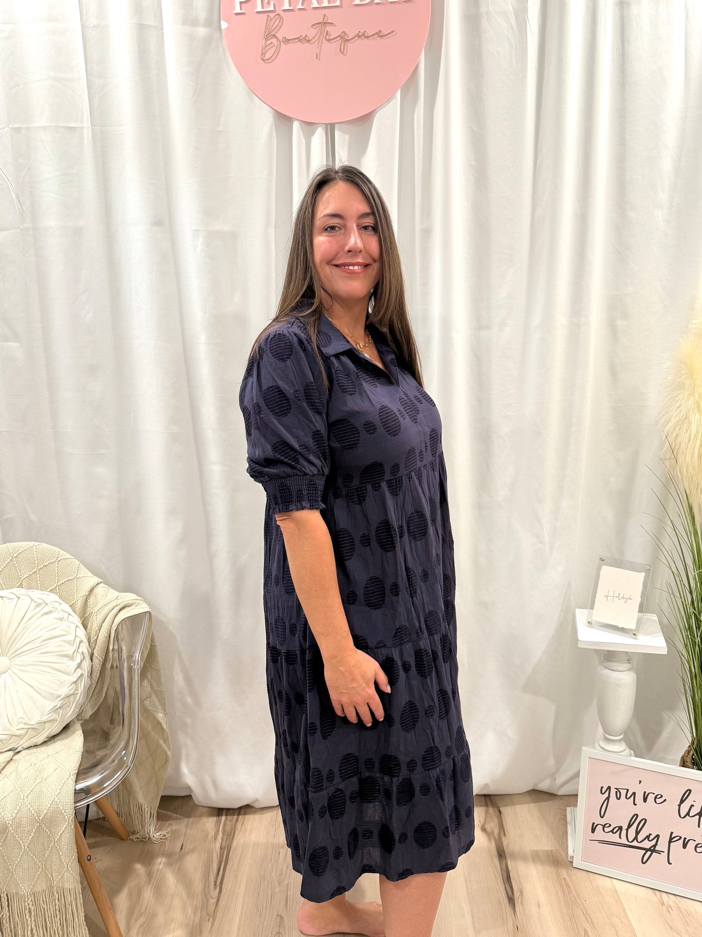 Navy Nightshade Dress