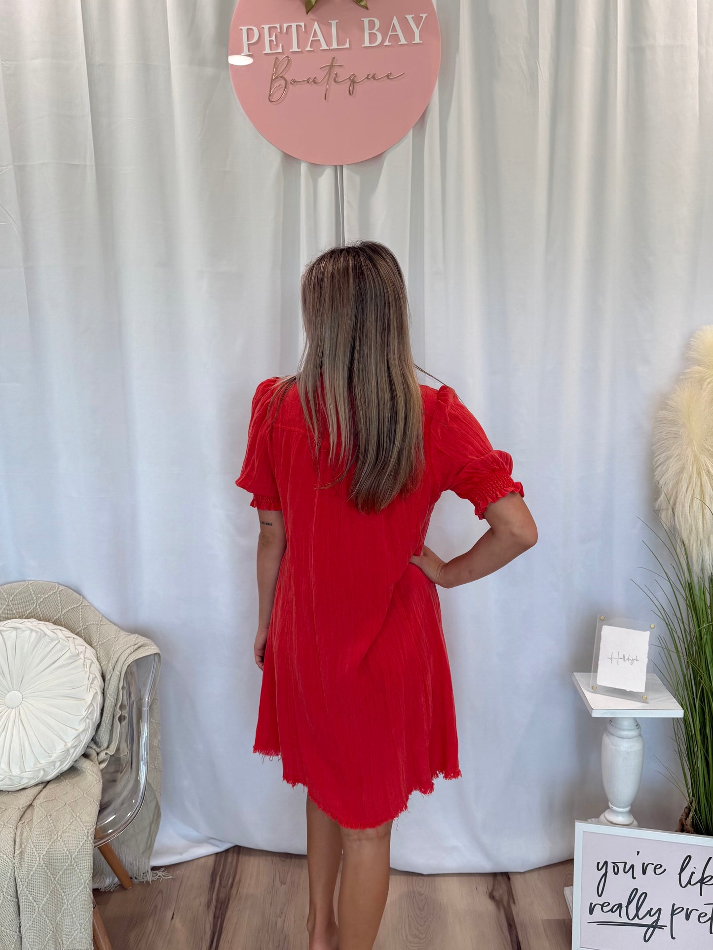 Sassy Scarlet Dress