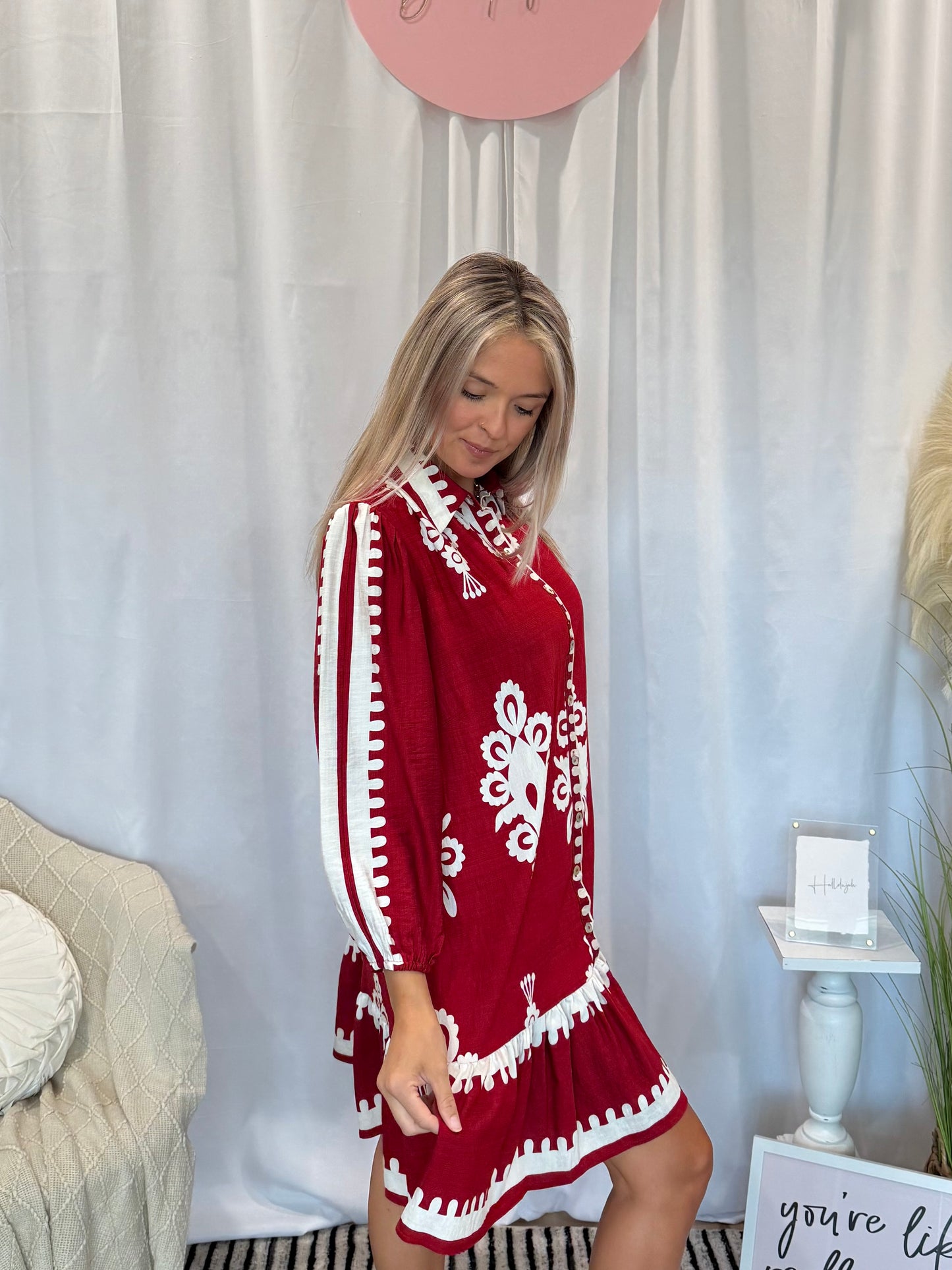Cranberry Nola Dress