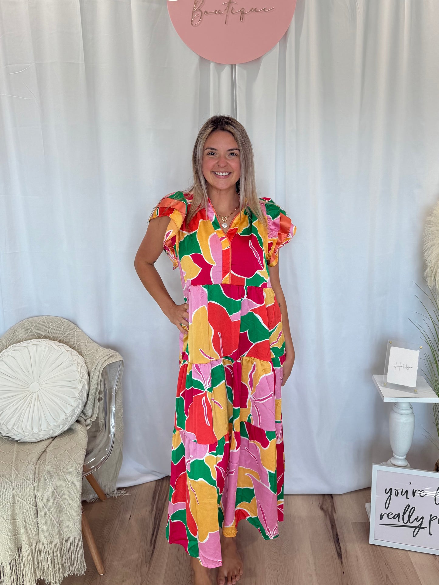 Tropical Lagoon Dress